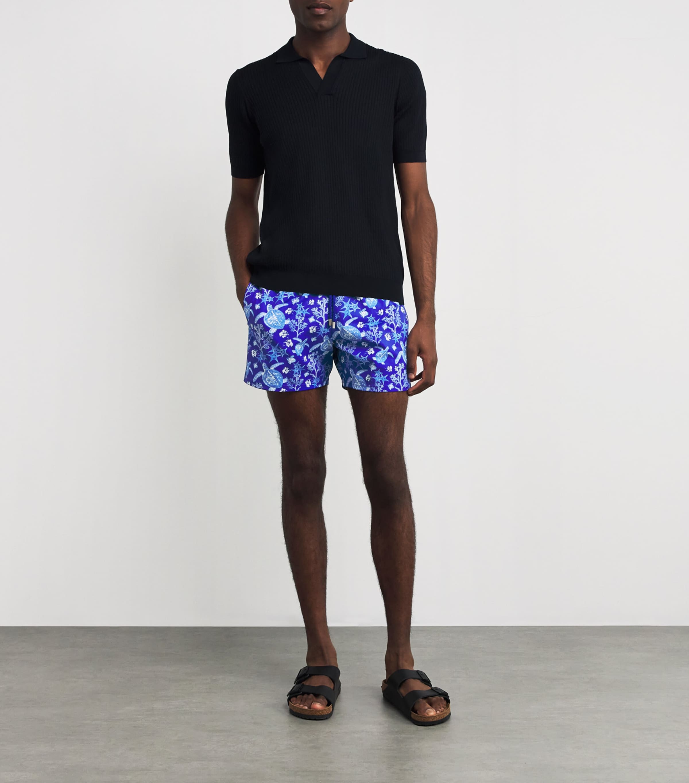 Turtle Print Swim Shorts 613-MARRAKECH Image 4