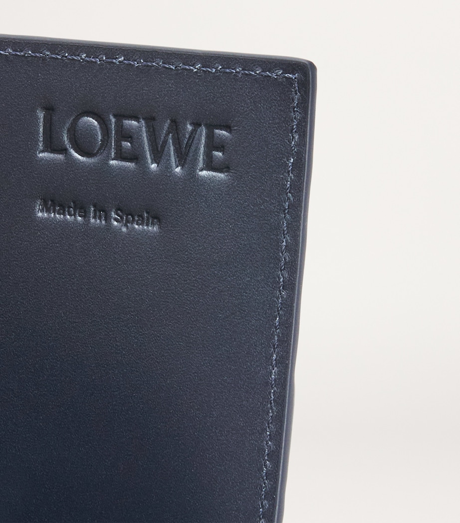 LOEWE Leather Logo Card Holder Deep Navy Image 4