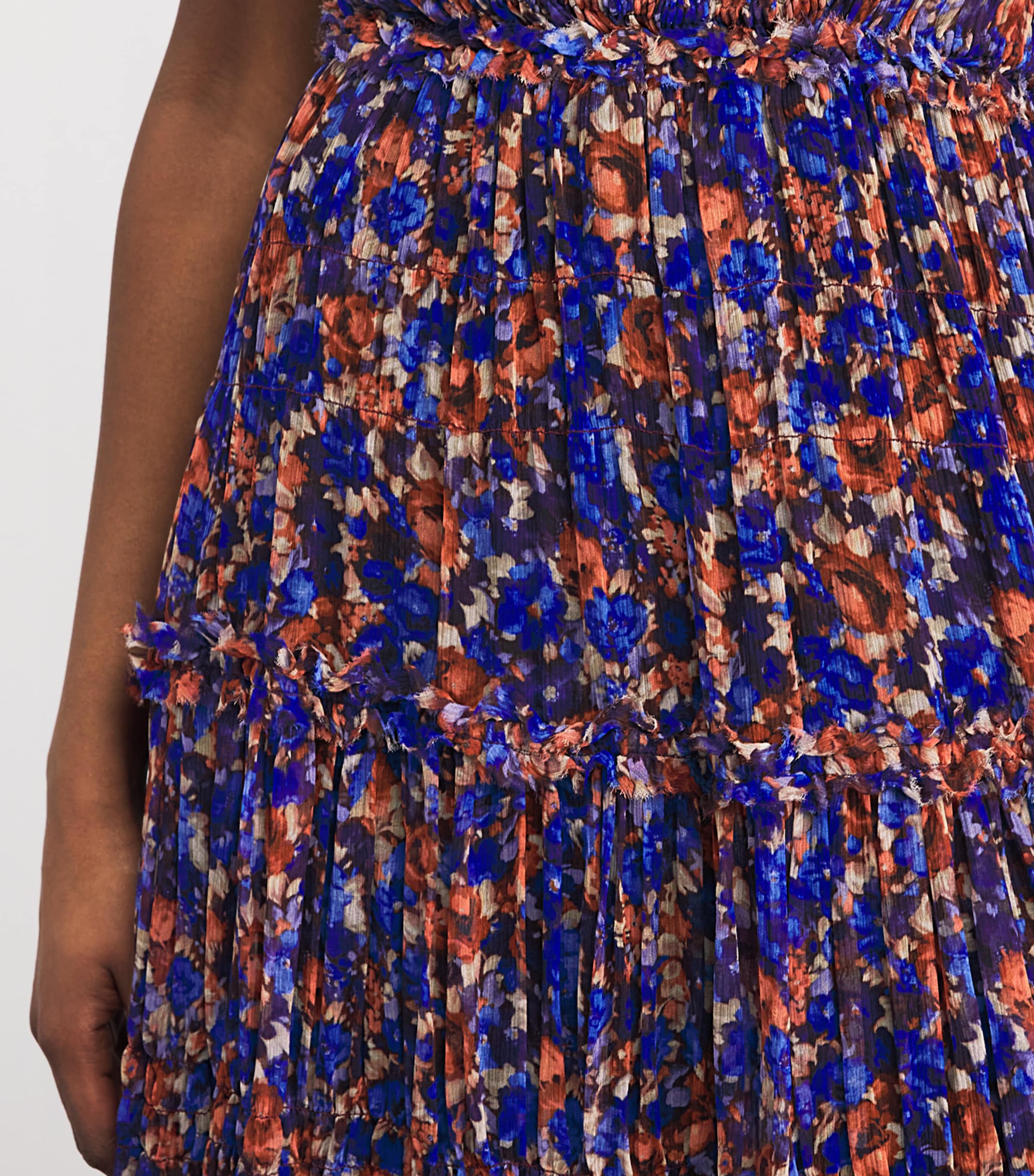 Ulla Johnson Womens Silk Virginie Maxi Skirt Violet Image 3