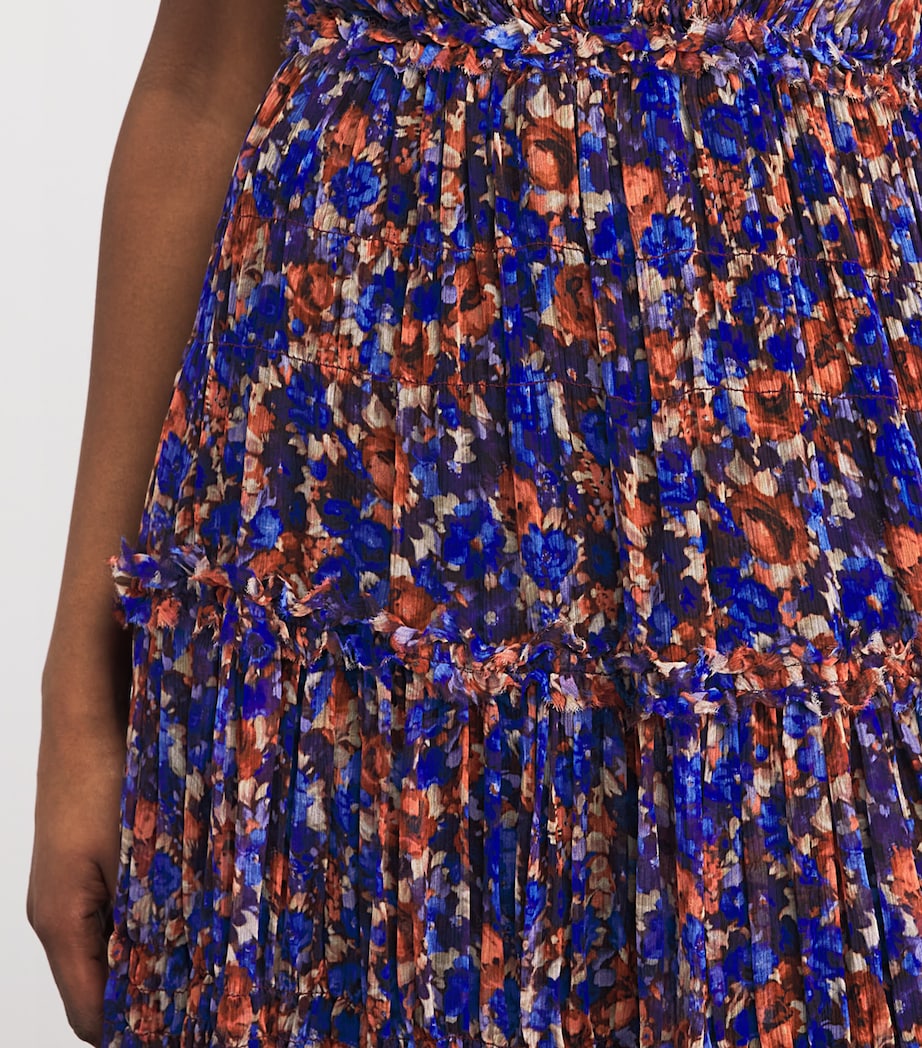 Ulla Johnson Womens Silk Virginie Maxi Skirt Violet Image 3