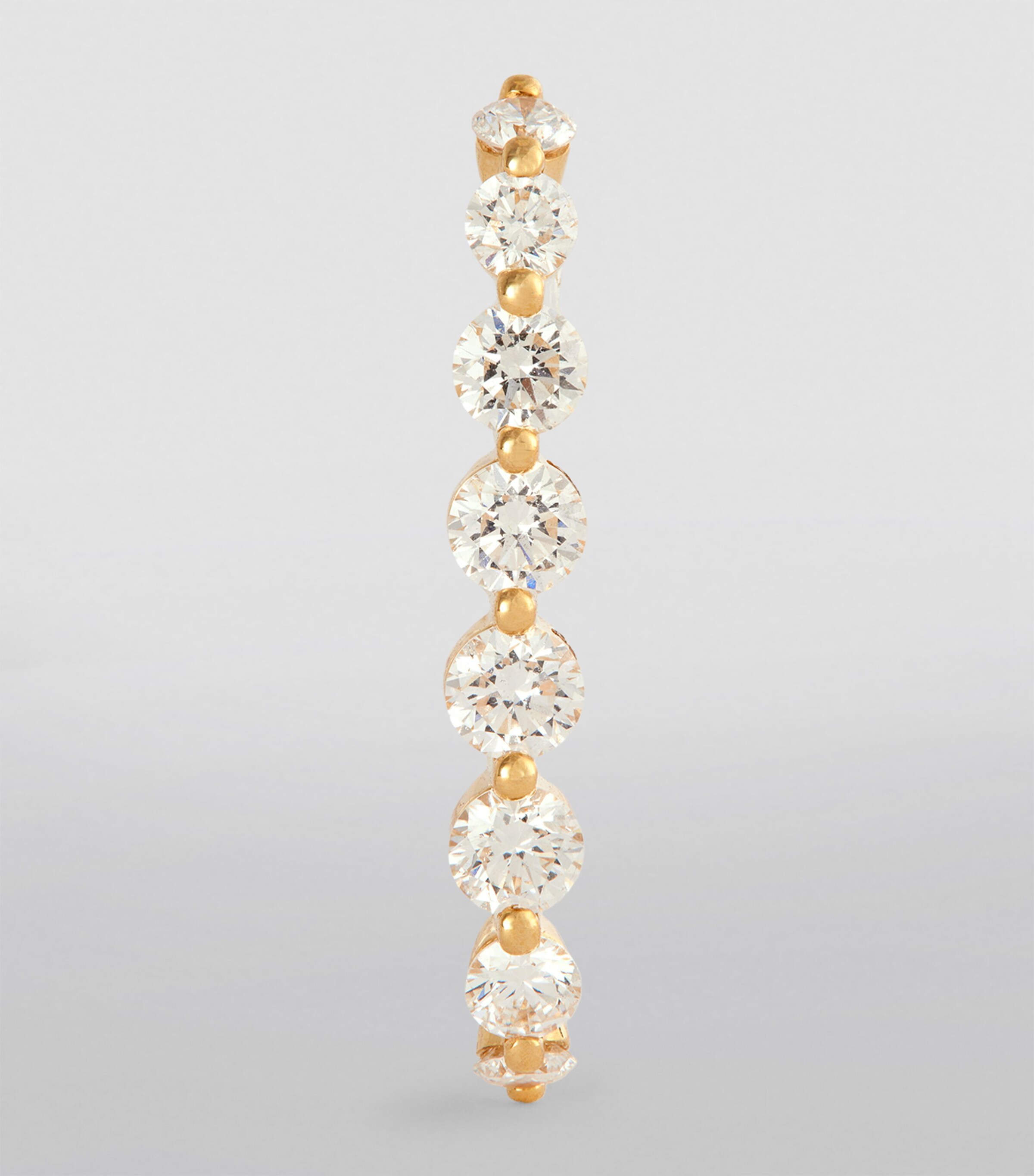Yellow Gold and Diamond Floating Lobe Cuff YELLOW GOLD Image 2