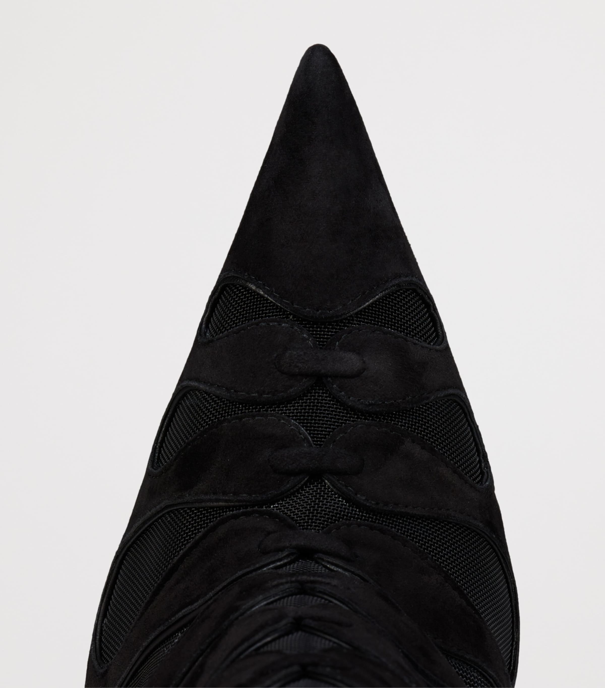 Circus Max Suede-Mesh Over-The-Knee Boots 100 B439 Image 5