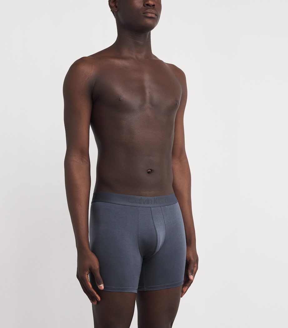 Stretch-Cotton Boxer Briefs (Pack of 3) 33VBLACK/TURBULENCE Image 2