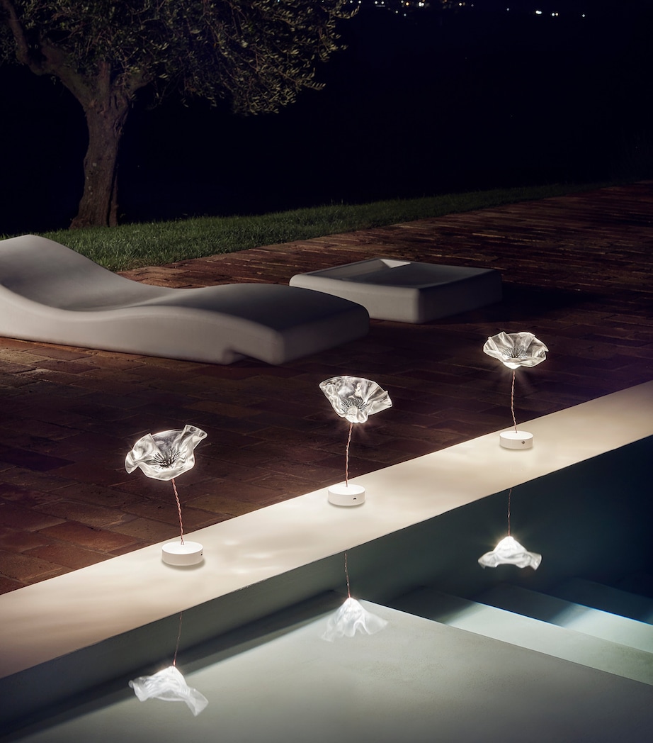 LaFleur Battery Table Lamp PRISMA WHITE Image 4