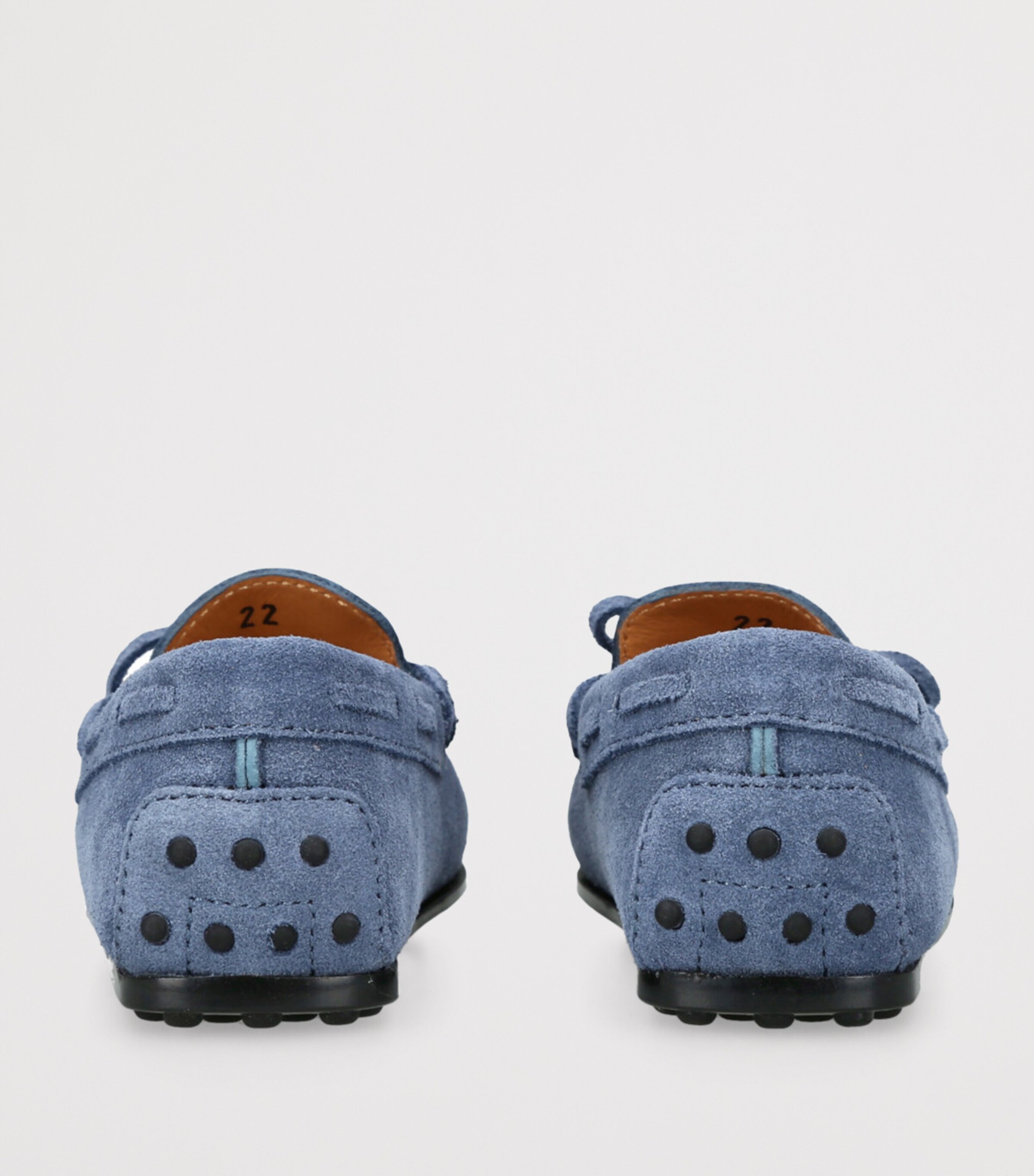 Suede Nuovo City Gommino Driving Shoes MID BLUE Image 2