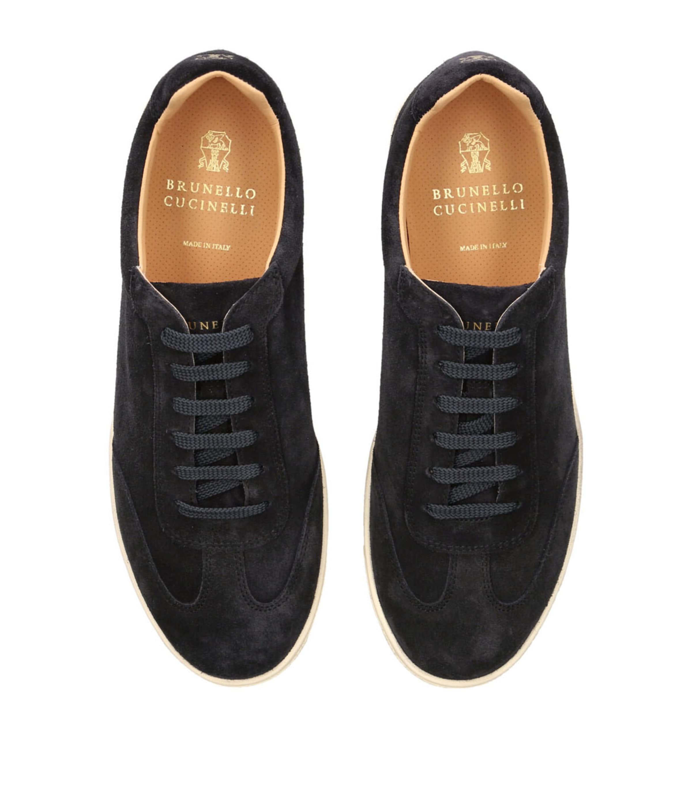 Suede T-Toe Sneakers BLUE/DARK Image 4
