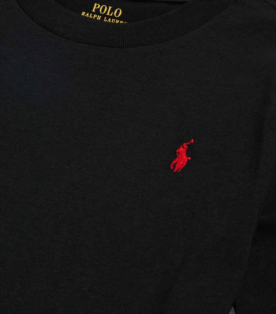 Embroidered Polo Pony T-Shirt (5-7 Years) RL BLACK Image 3