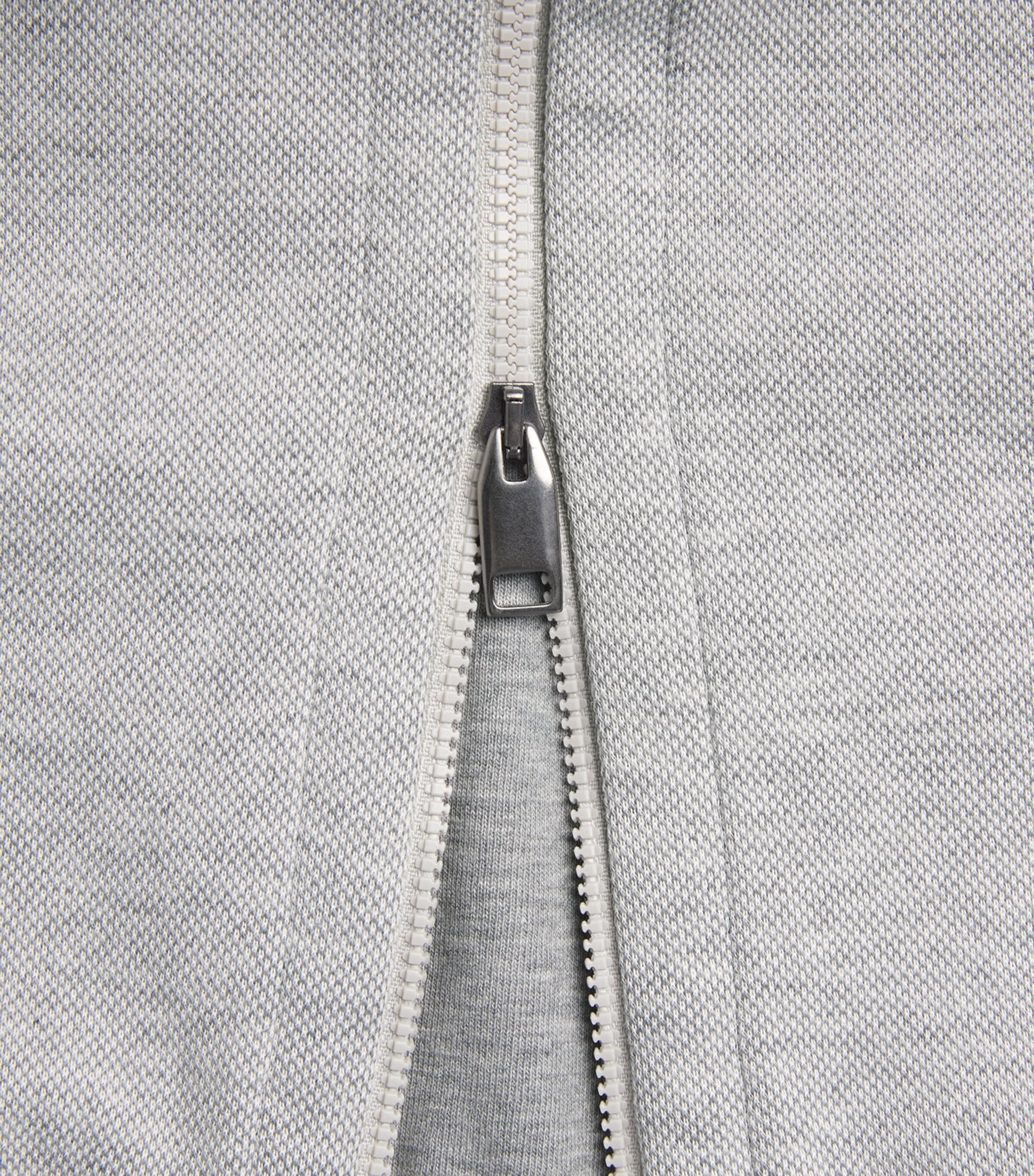 Brioni Mens Stretch-Cotton Zip-Up Hoodie Image 6