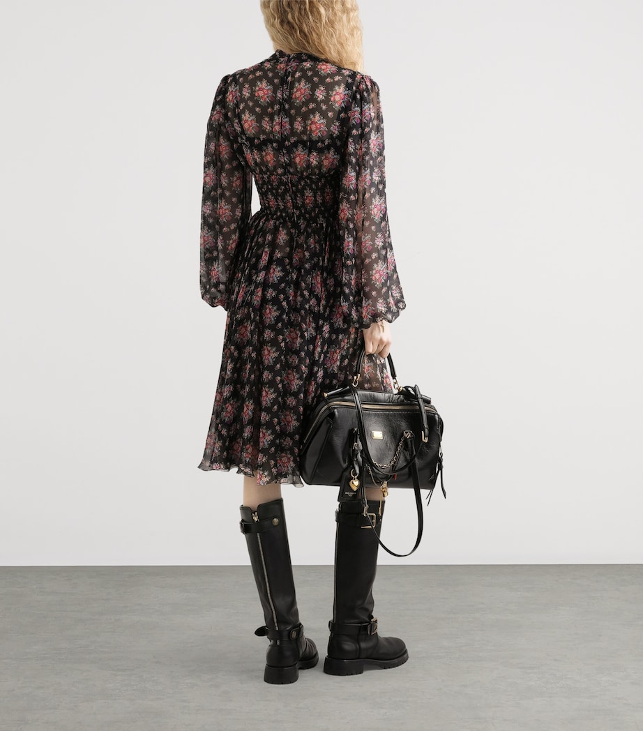 Silk Floral Midi Dress HN5XKMAZZOLINI Image 3
