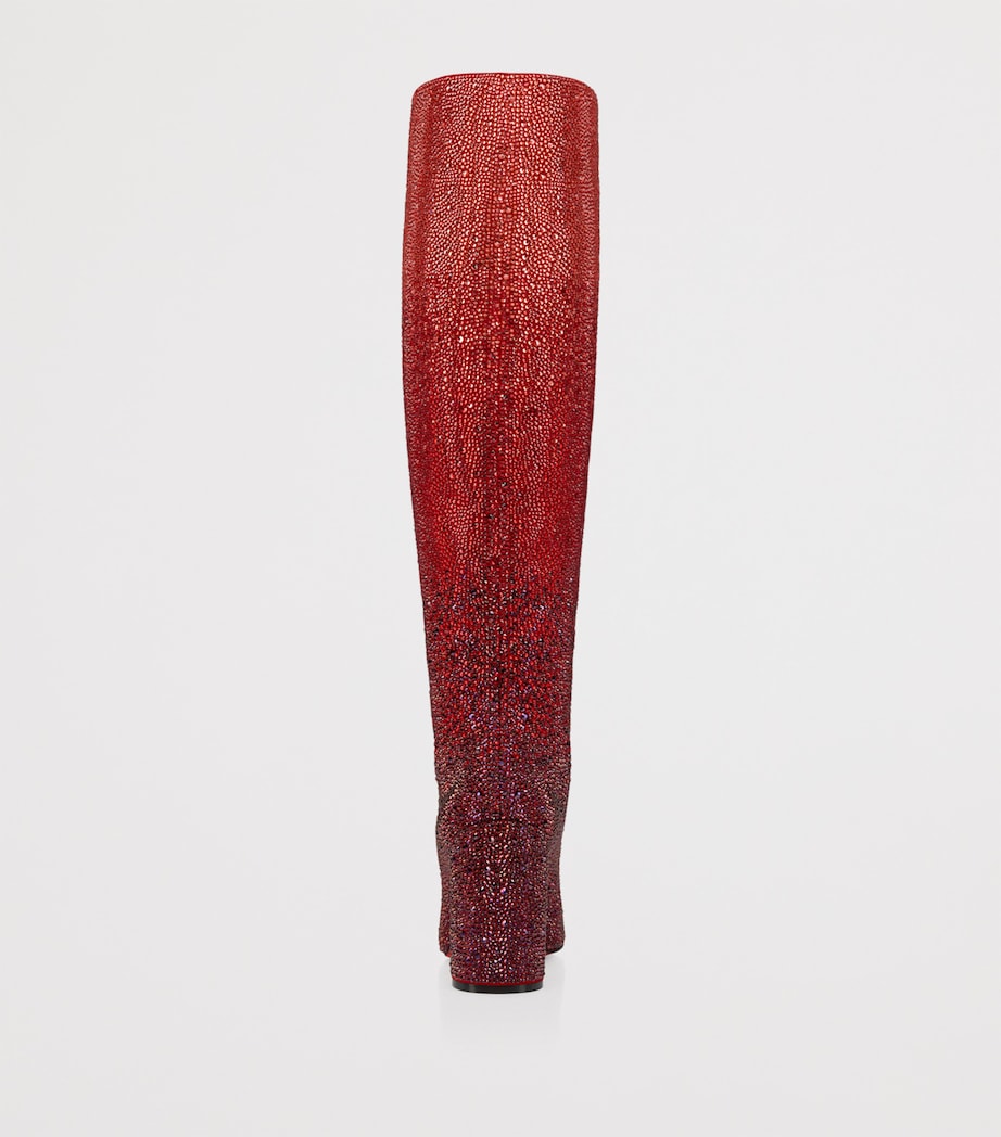 Janitta Leather Embellished Knee-High Boots 85 R841 Image 3