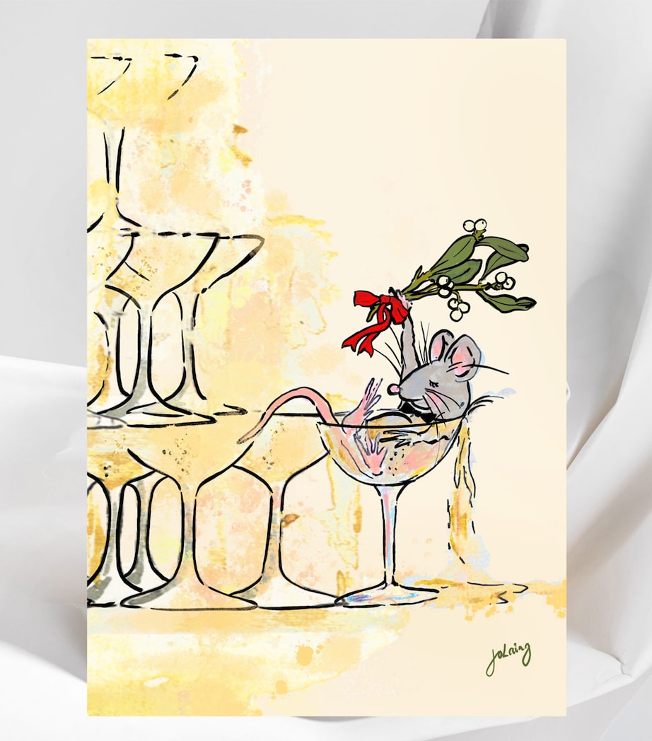 Jo Laing Pickled Mouse Christmas Cards (Set of 12) Image 2
