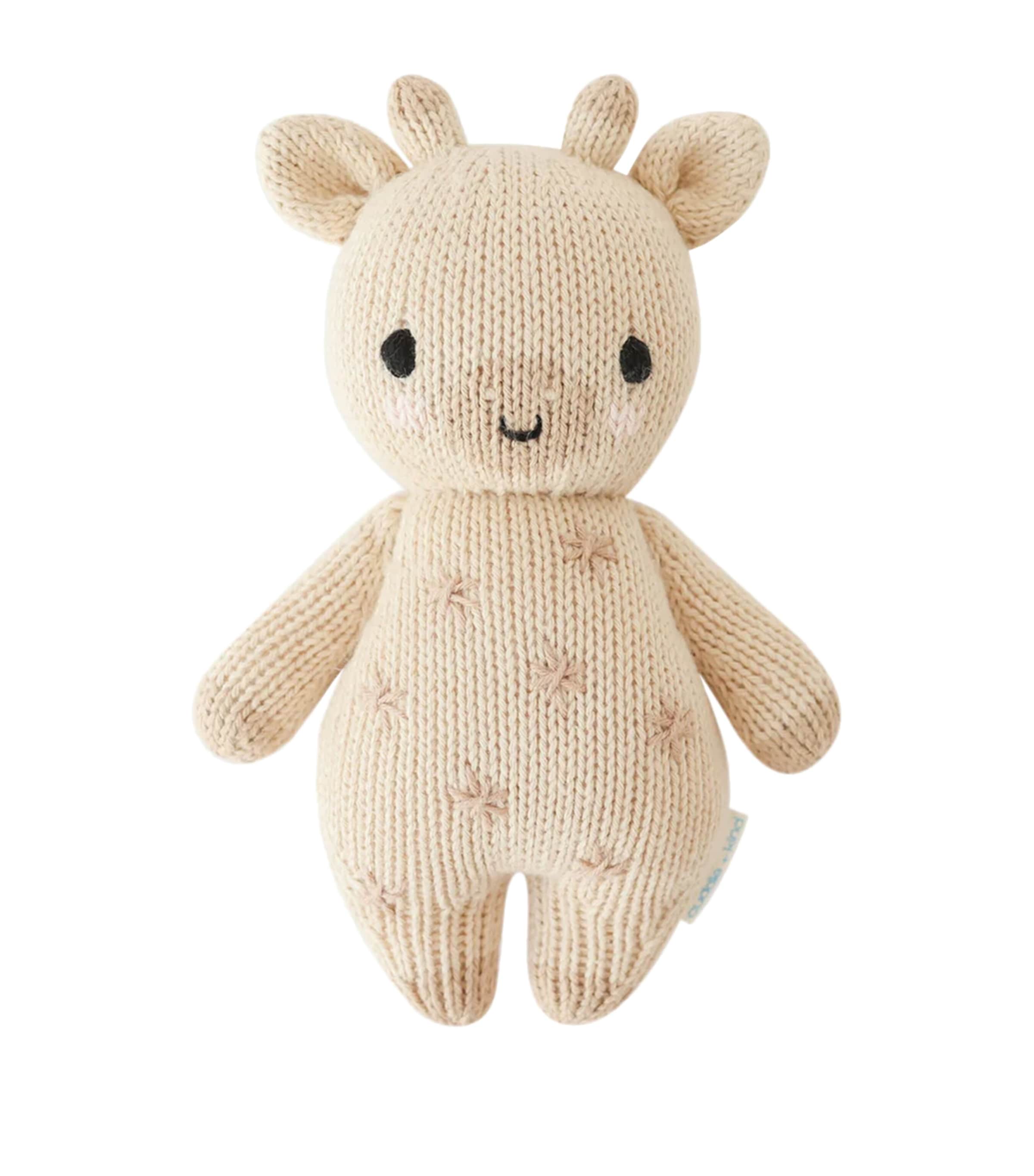 Cuddle + Kind Cotton Baby Giraffe (18cm) Image 1
