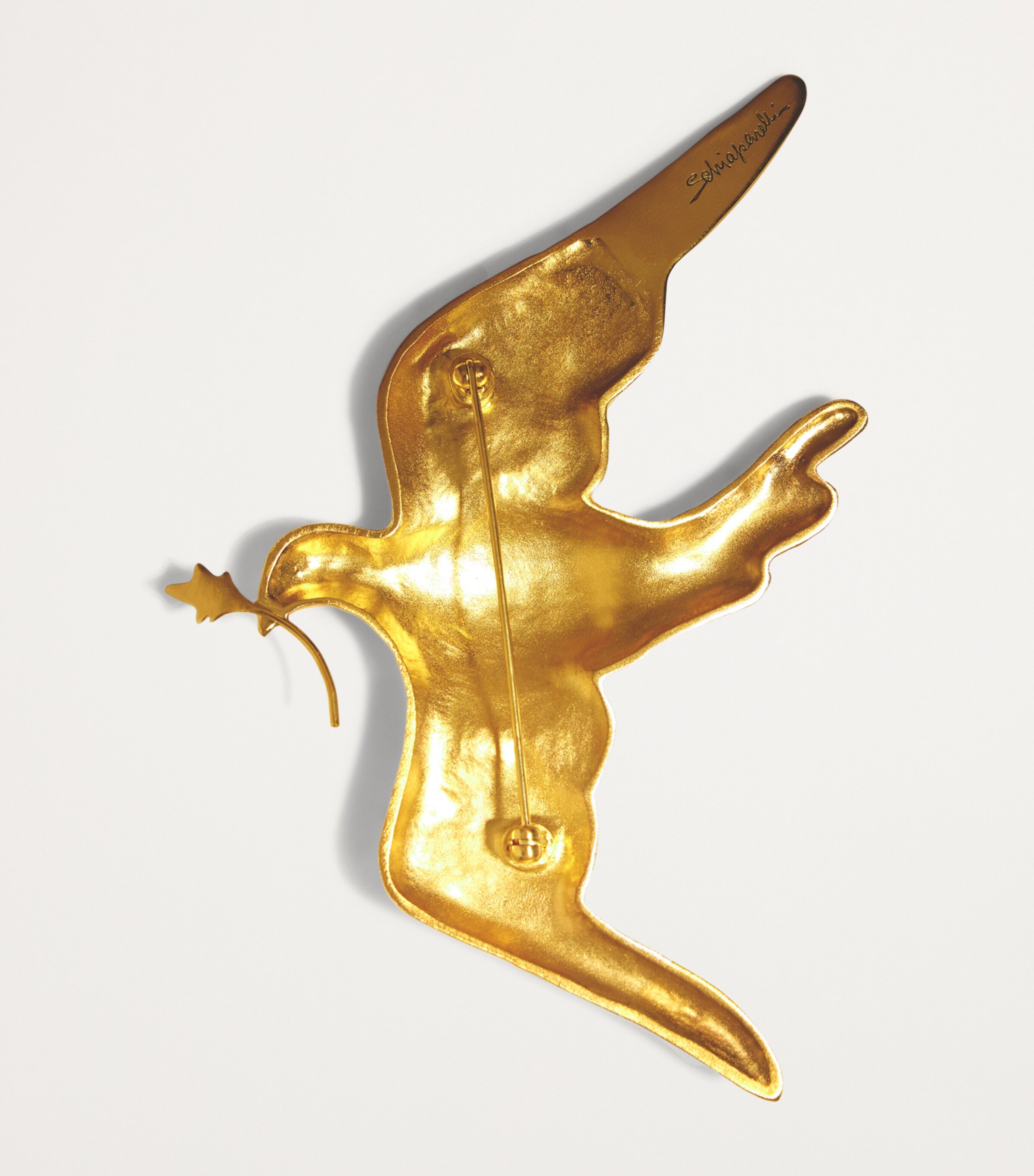 Dove Brooch 001GOLD Image 2