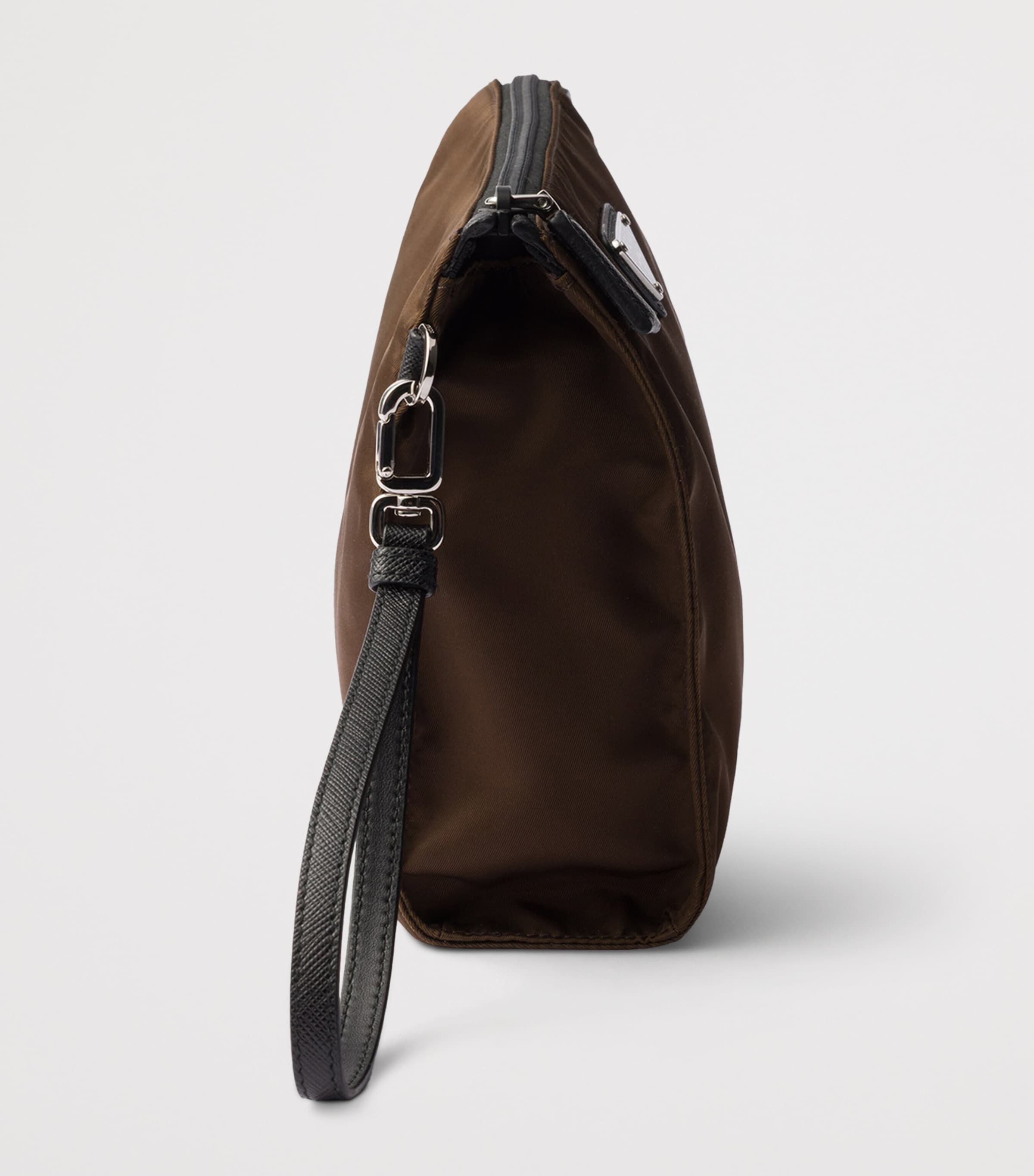 Prada Re-Nylon and Leather Pouch Image 5