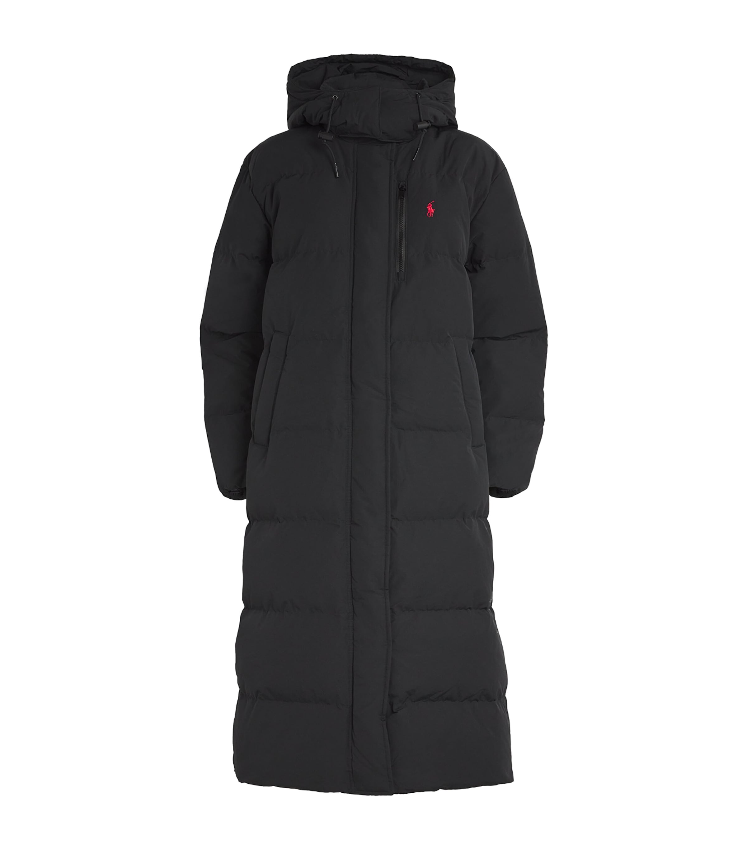 Polo Ralph Lauren Down Puffer Coat In Black