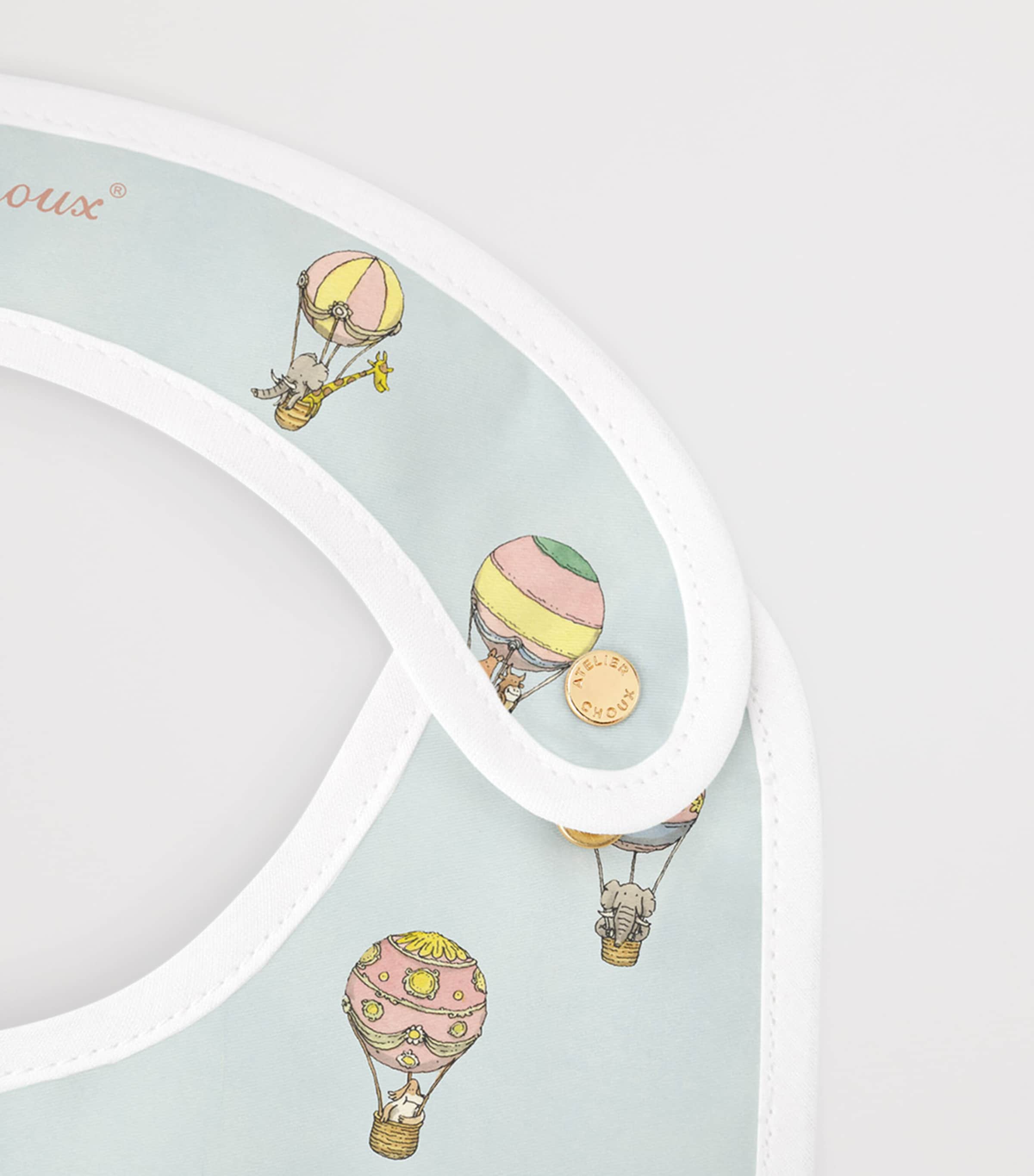 Atelier Choux Organic Cotton Monceau Mansion Bib Image 3