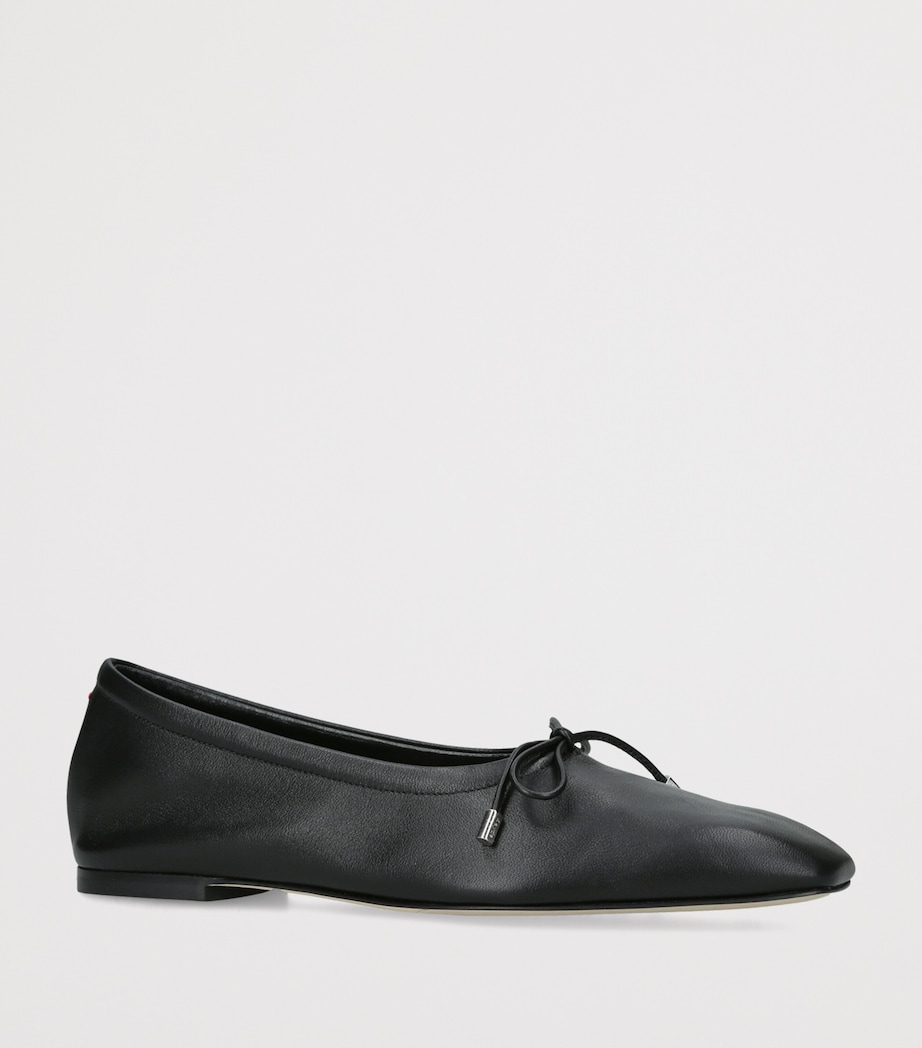 aeyde Leather Nomi Ballet Flats Black Image 3