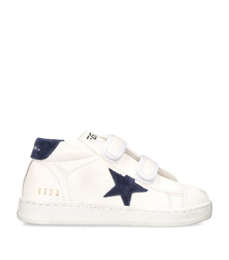 Leather June Sneakers WHITE/NAVY Image 1