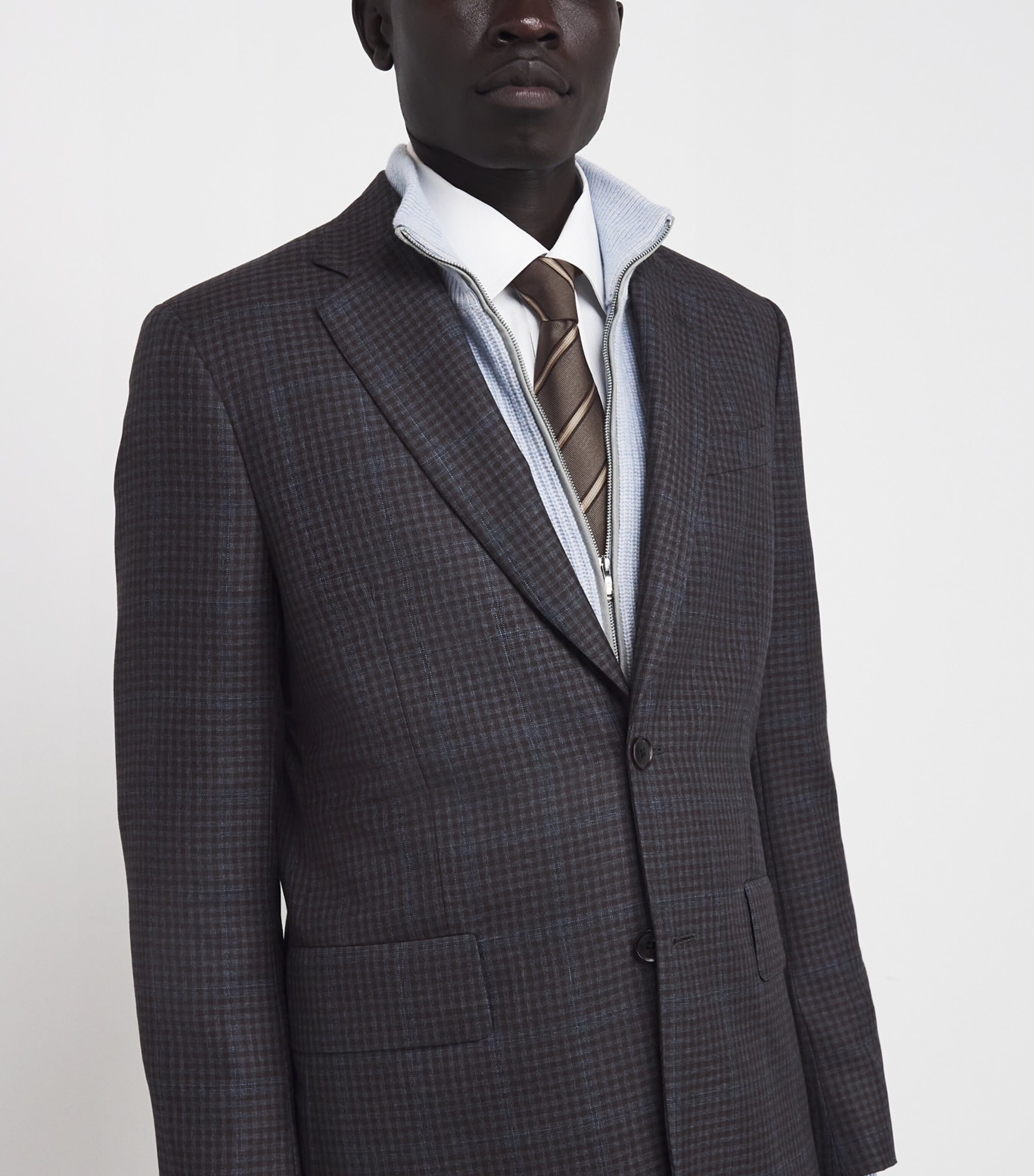 Silk Regimental Stripe Tie F6045 Image 2