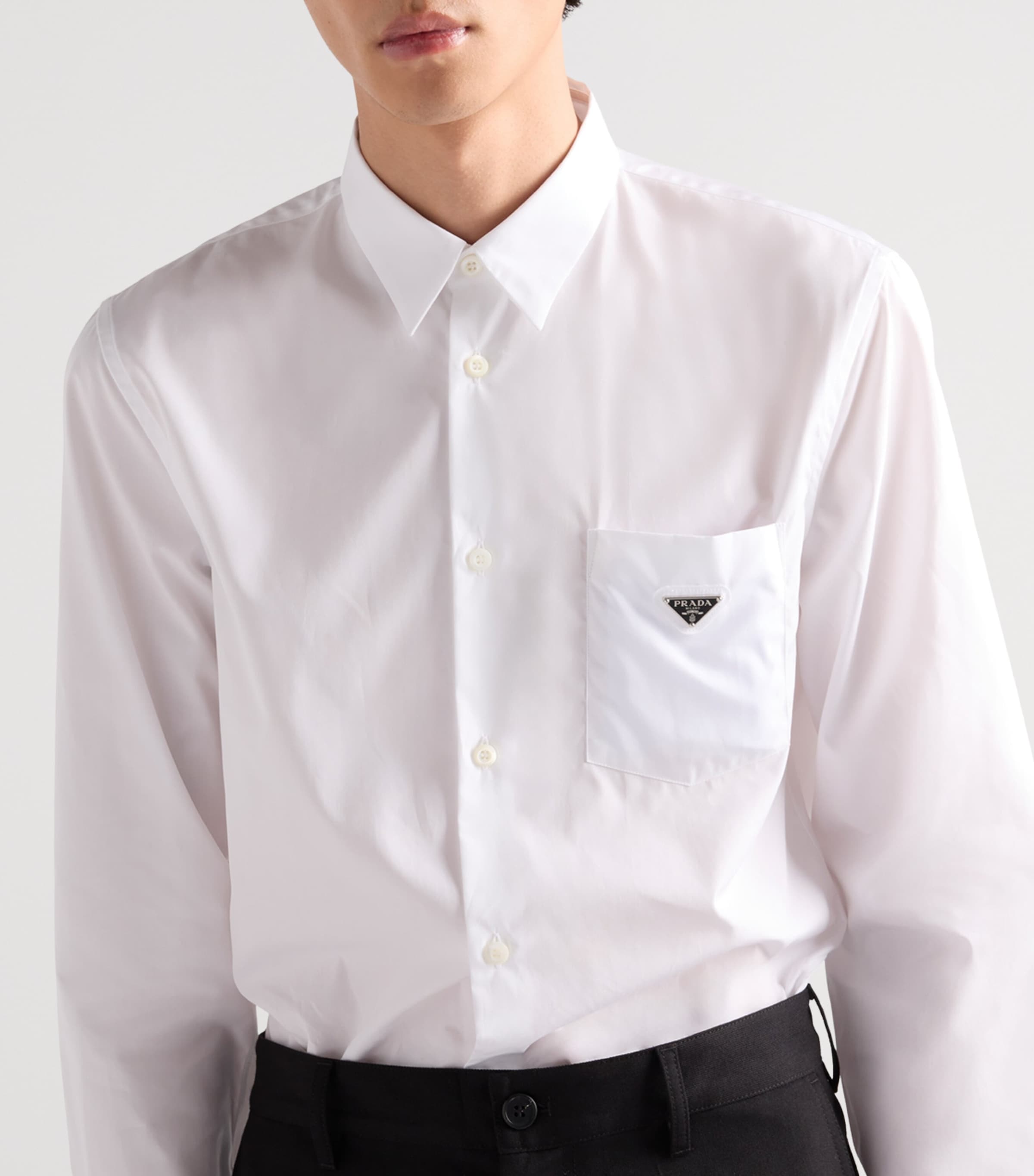Cotton Logo Shirt F0009 Image 3