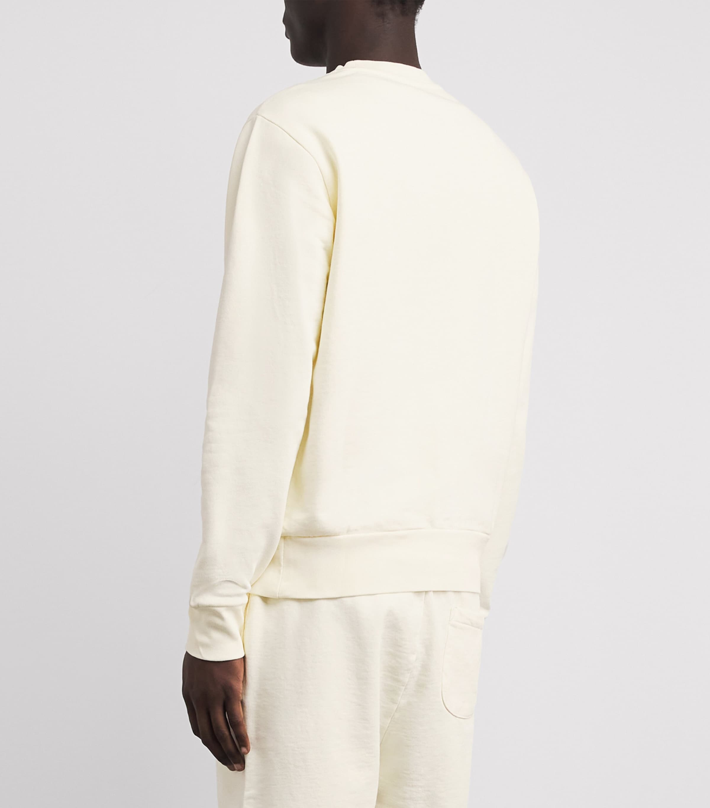 Polo Ralph Lauren Mens Cotton Loopback Fleece Sweatshirt Clubhouse Cream Image 5