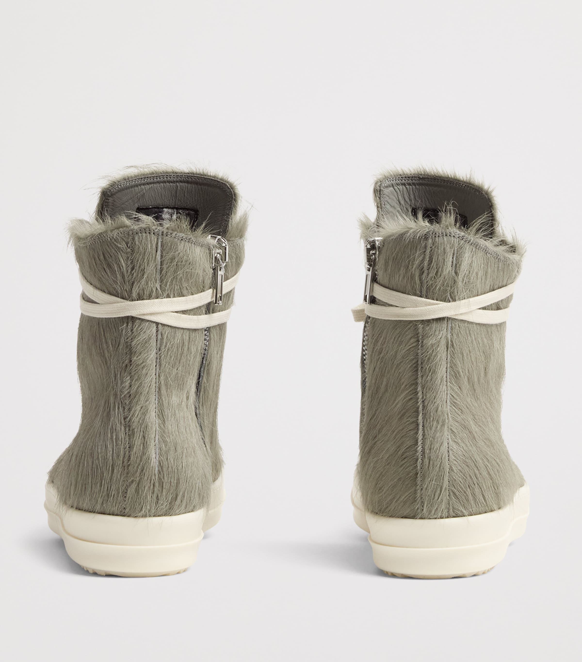 Rick Owens Ramones High-Top Sneakers Drkpearl/milk Image 5