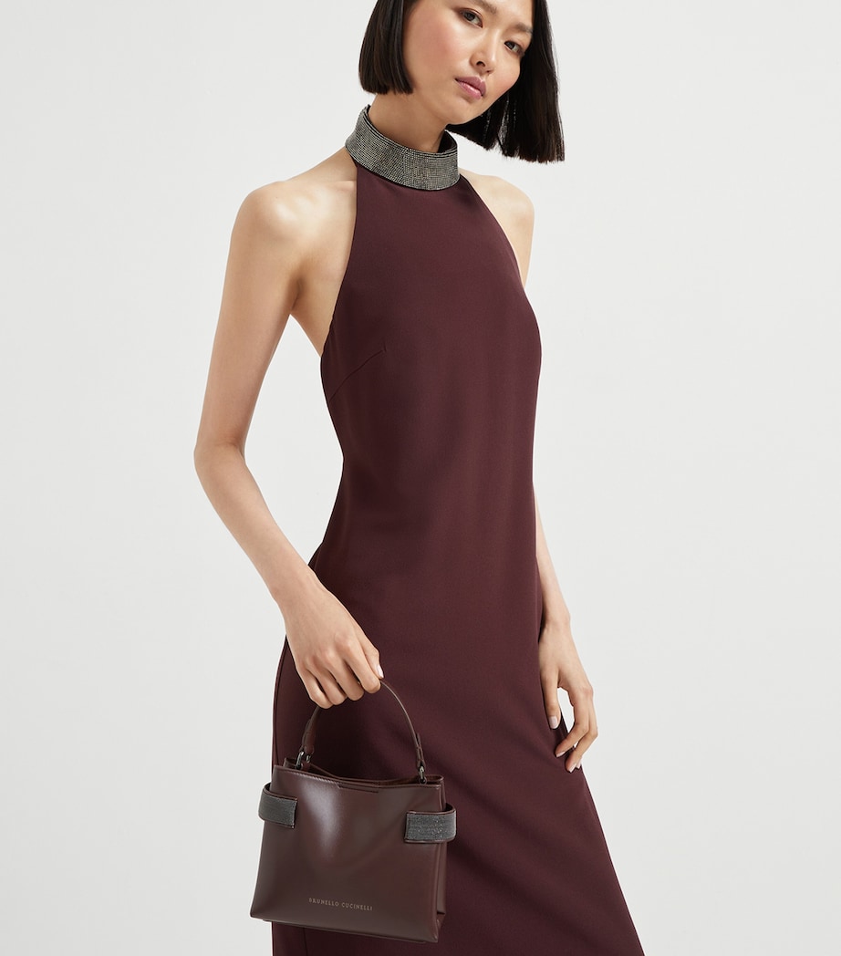 Small Leather Essence Top-Handle Bag C4181 Image 2