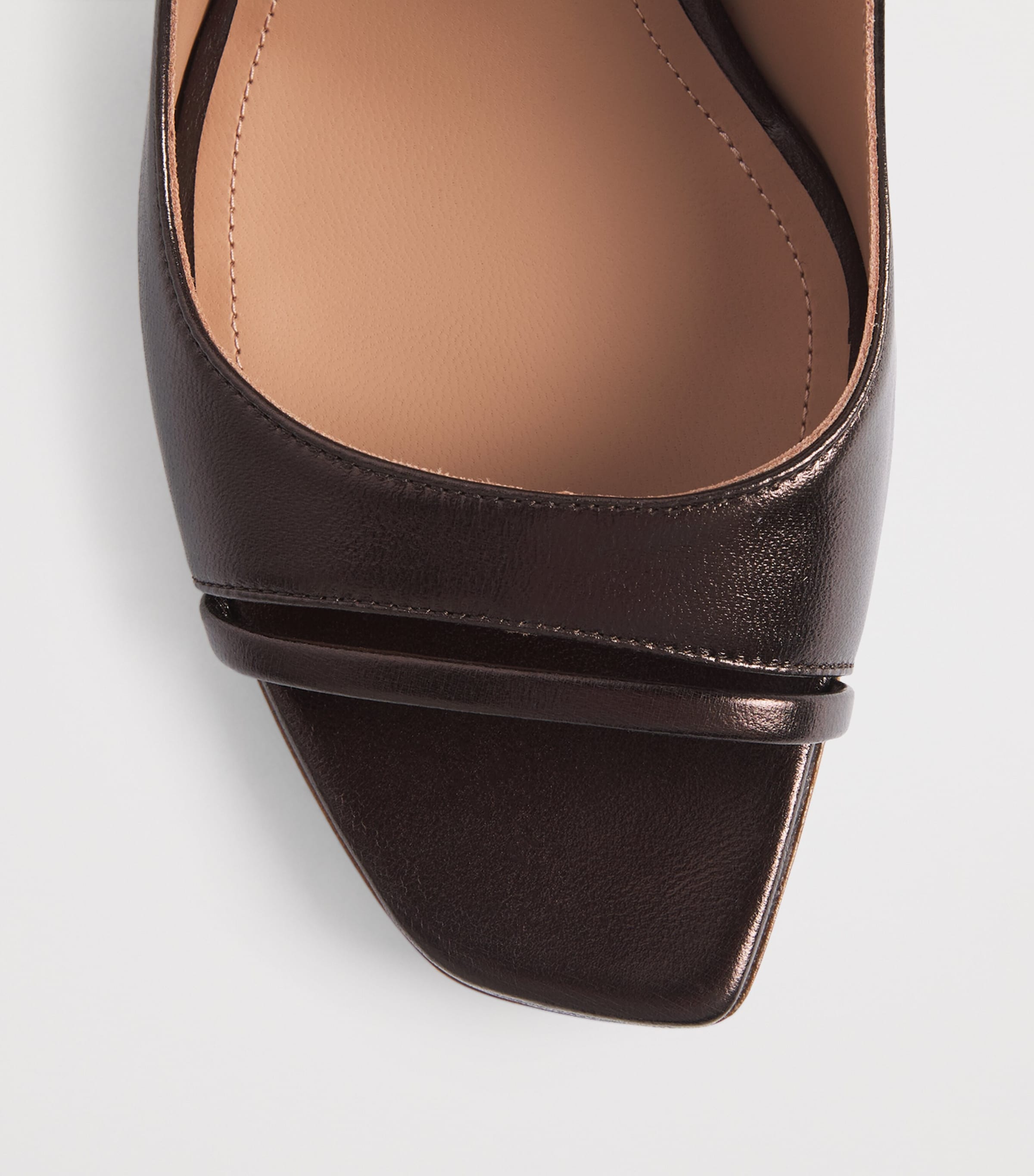 Malone Souliers Metallic Leather Rania Heeled Mules 70 Tobacco Image 6