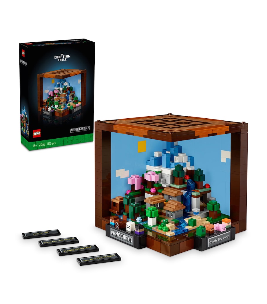 Lego Minecraft Crafting Table Model Set for Adults 21265 Image 5