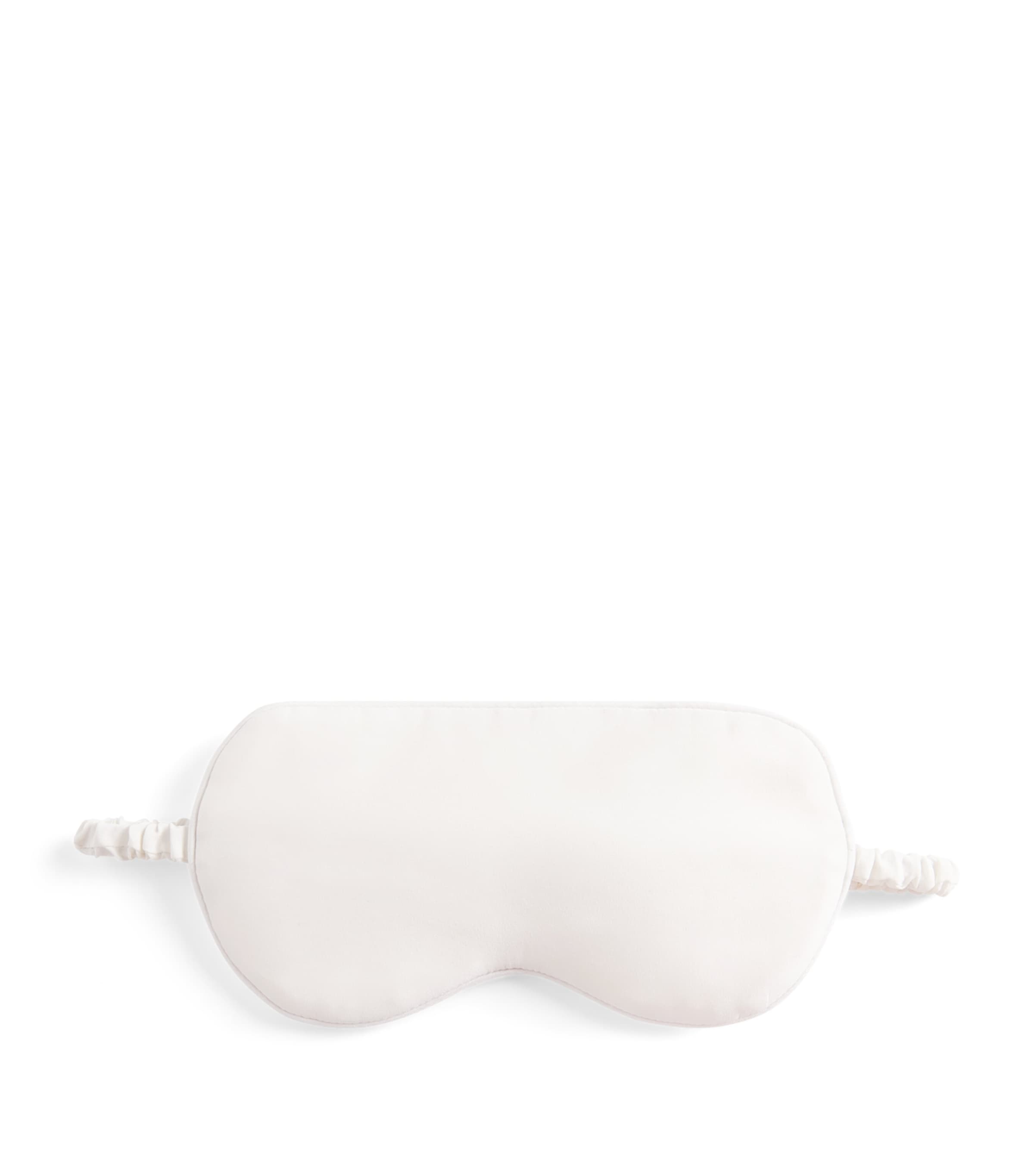 Olivia Von Halle Silk Audrey Eye Mask In Ivory