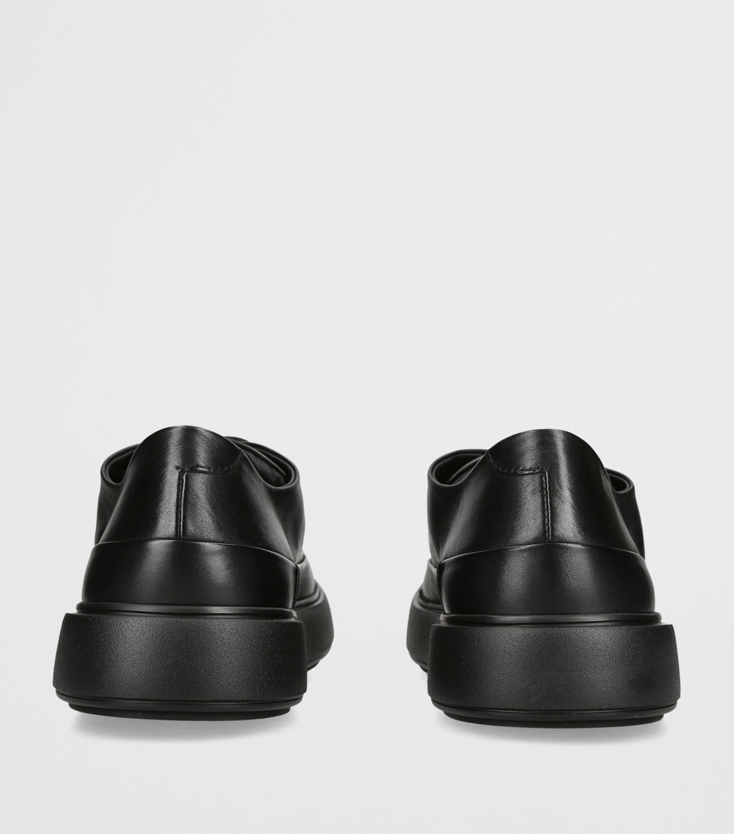 Officine Creative Leather Release Sneakers Black Image 4