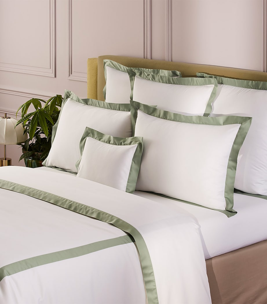 Yves Delorme Linea Verones Standard Oxford Pillowcase (50cm x 75cm) Verones Image 3