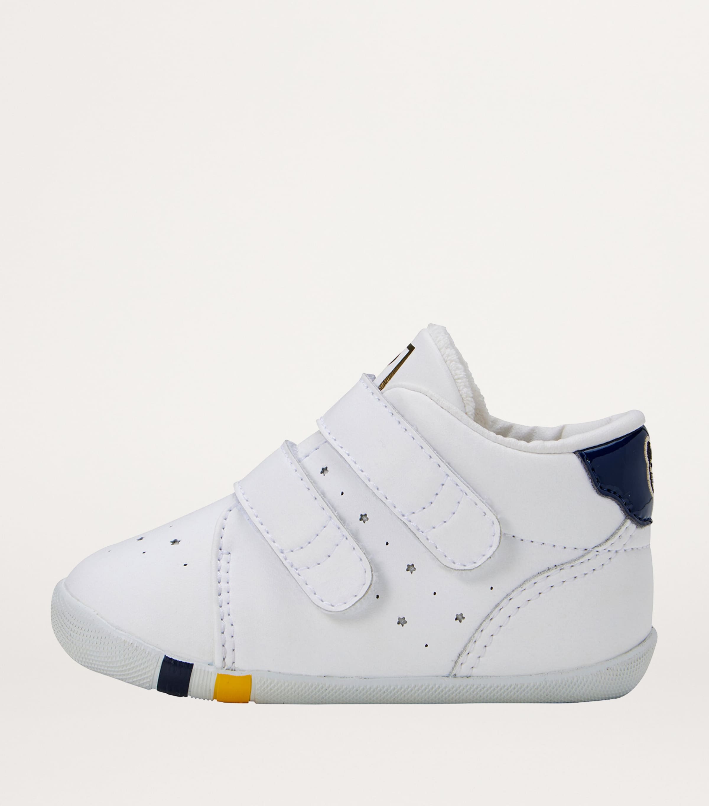 Faux Leather Velcro Sneakers 1 Image 3