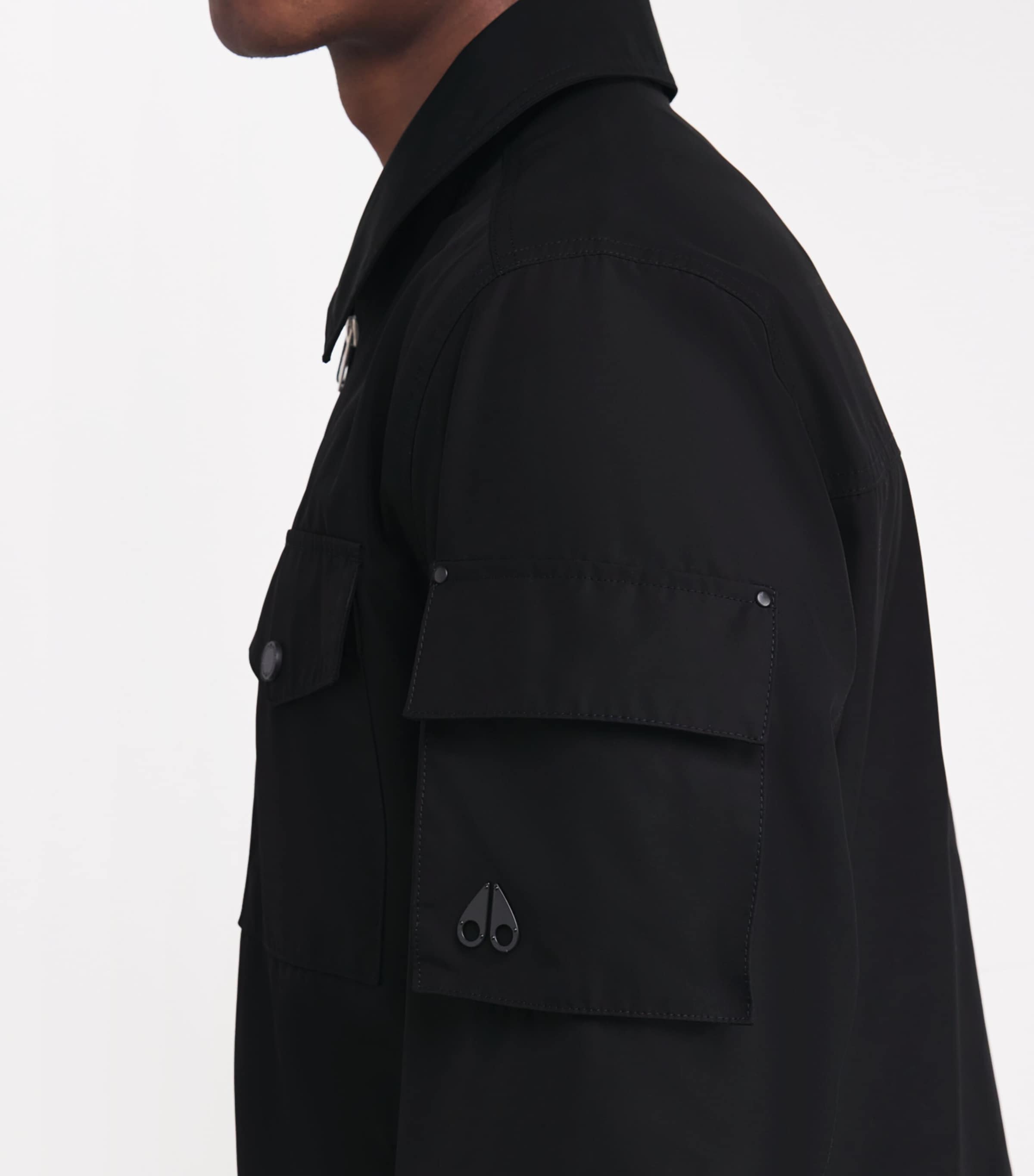 Twin-Pocket Charlesbourg Overshirt BLACK - 292 Image 6