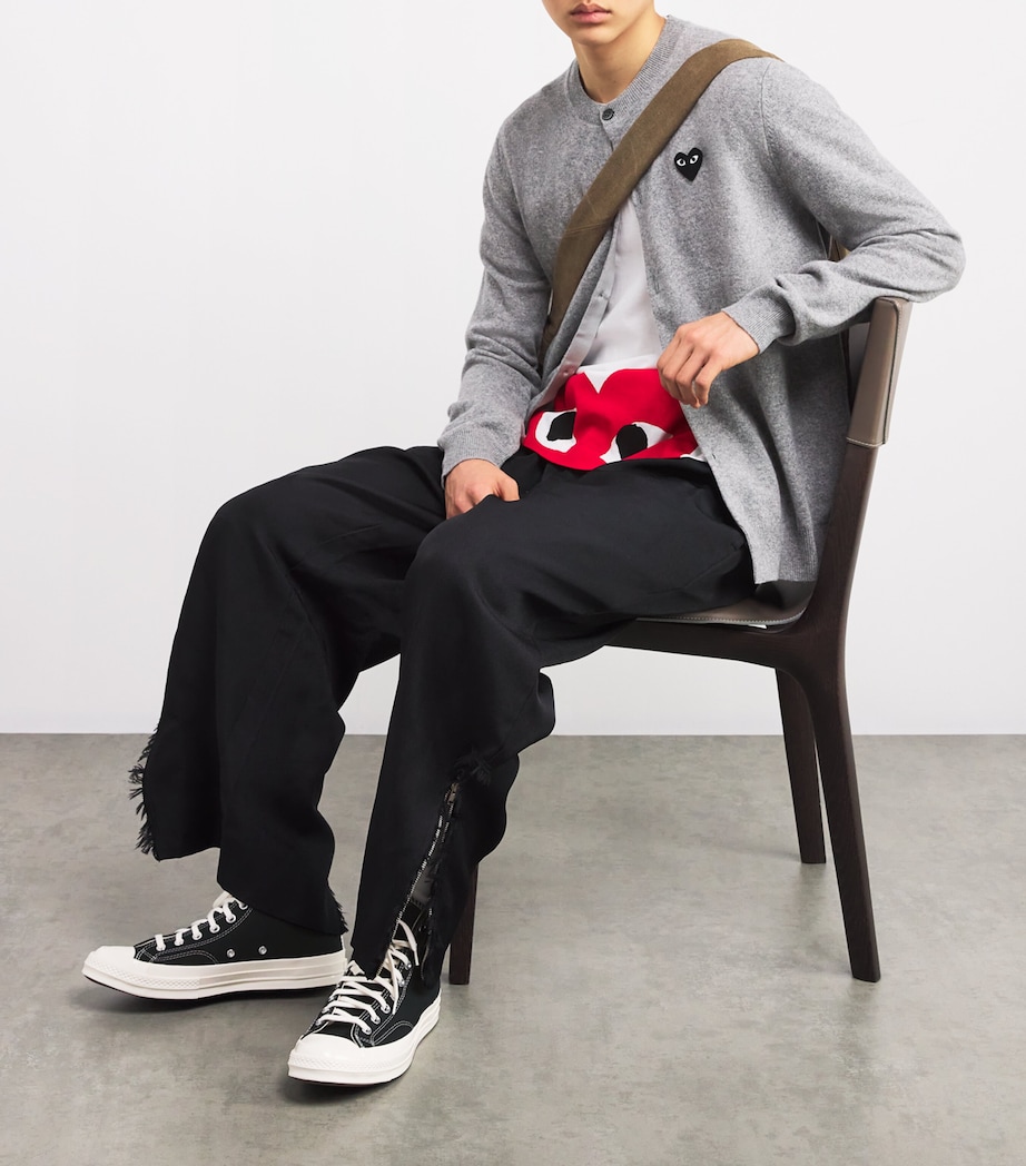 x Converse Heart Chuck Taylor All Star '70 High-Top Sneakers BLACK Image 6