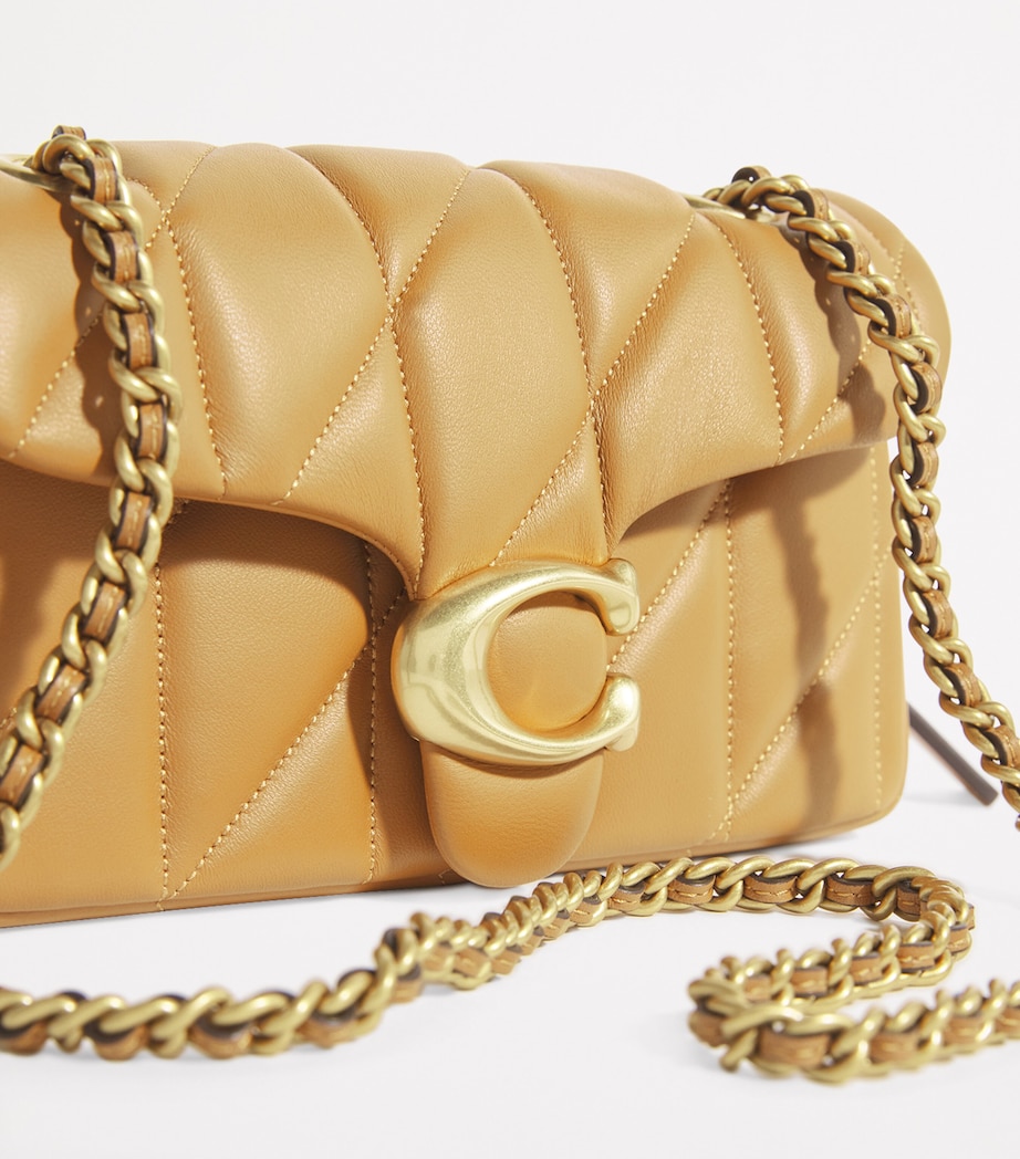 Quilted Leather Tabby 20 Shoulder Bag B4/HONEY BROWN Image 6