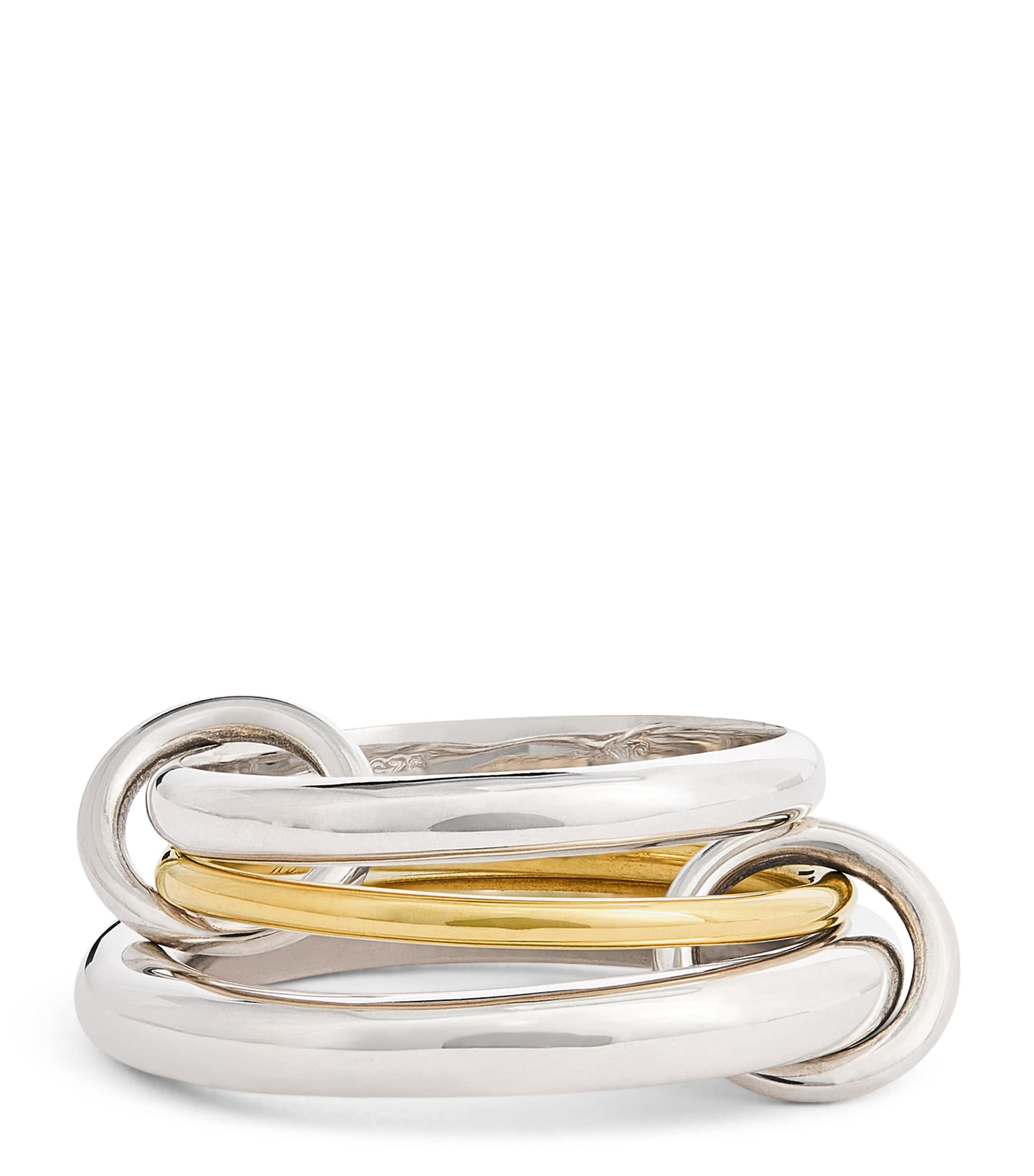 Shop Spinelli Kilcollin Sterling Silver And Yellow Gold Amaryllis Ring