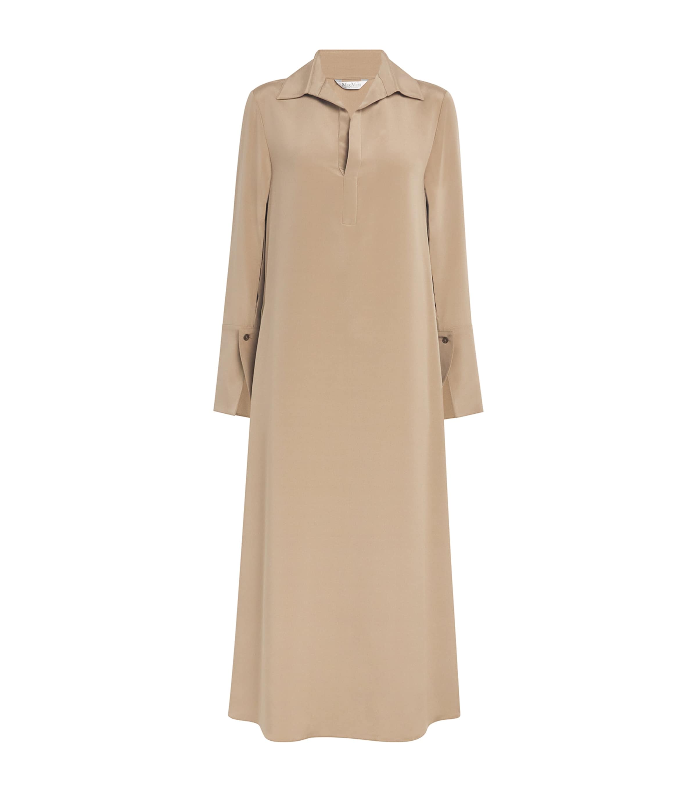 ワンピース MAX MARA CREAM STRETCH SILK OSSOLA DRESS Ossola midi silk dress MAX MARA - Nugnes1920