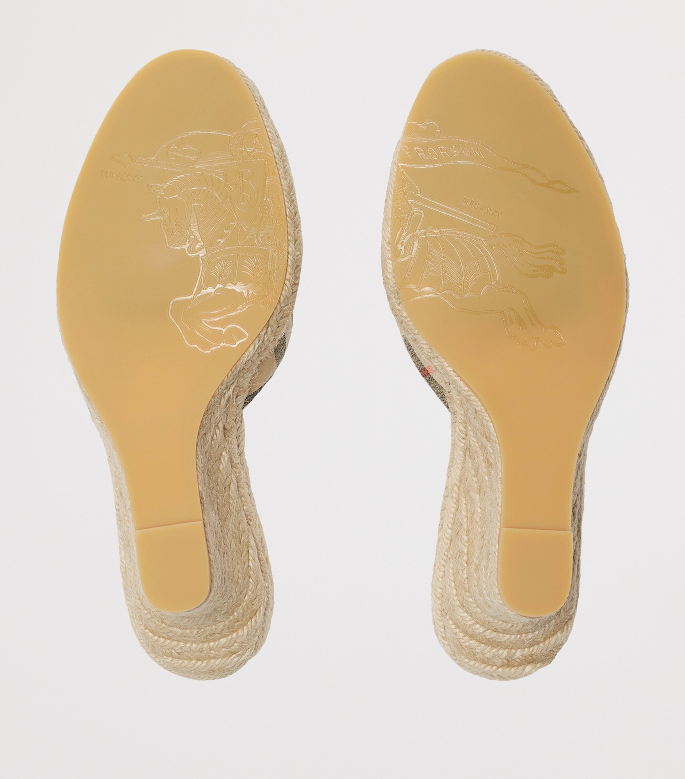 Check Mews Wedge Mules 65 SAND IP CHECK Image 7