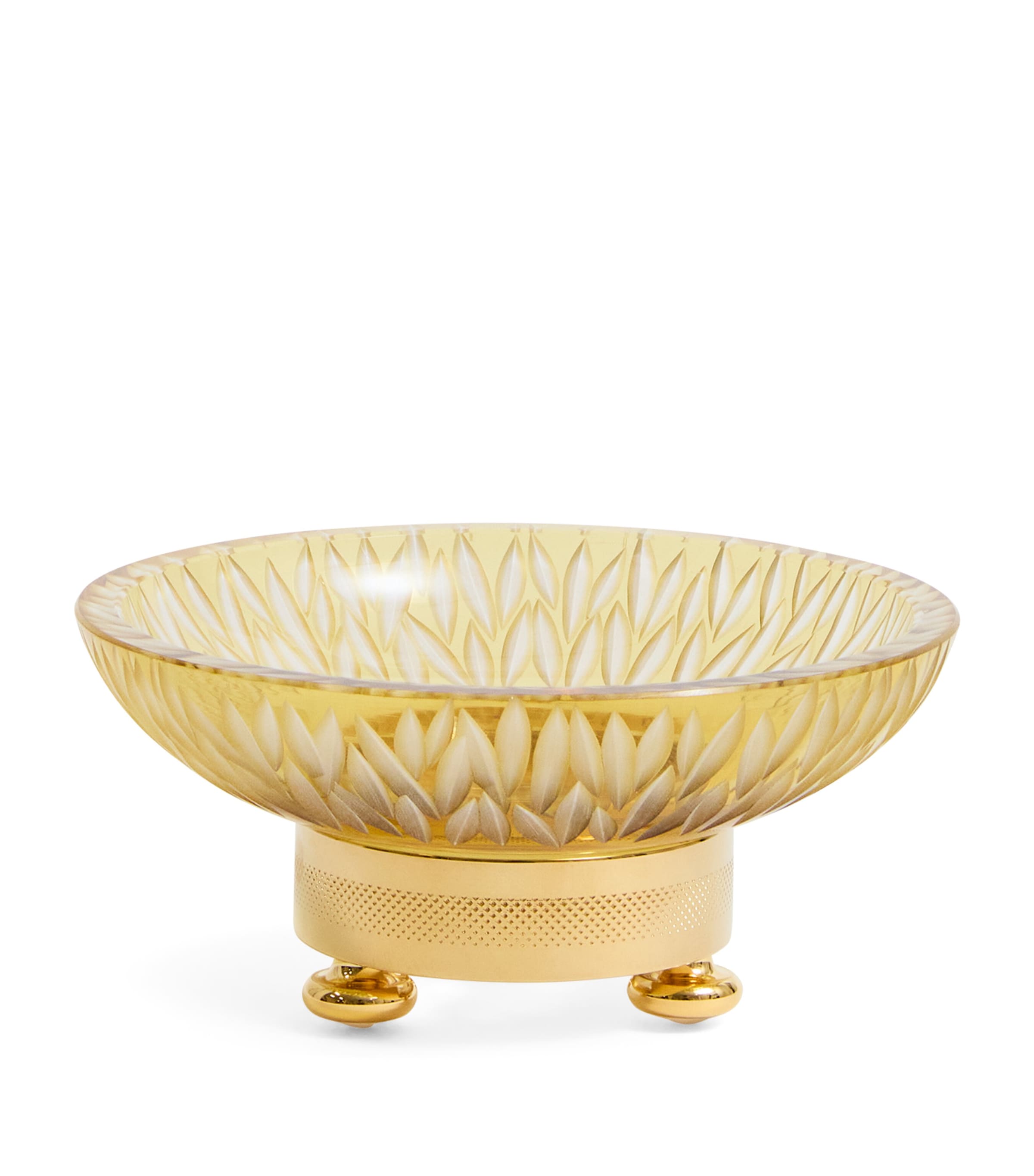 Zodiac Crystal Amber Soap Dish In Gold