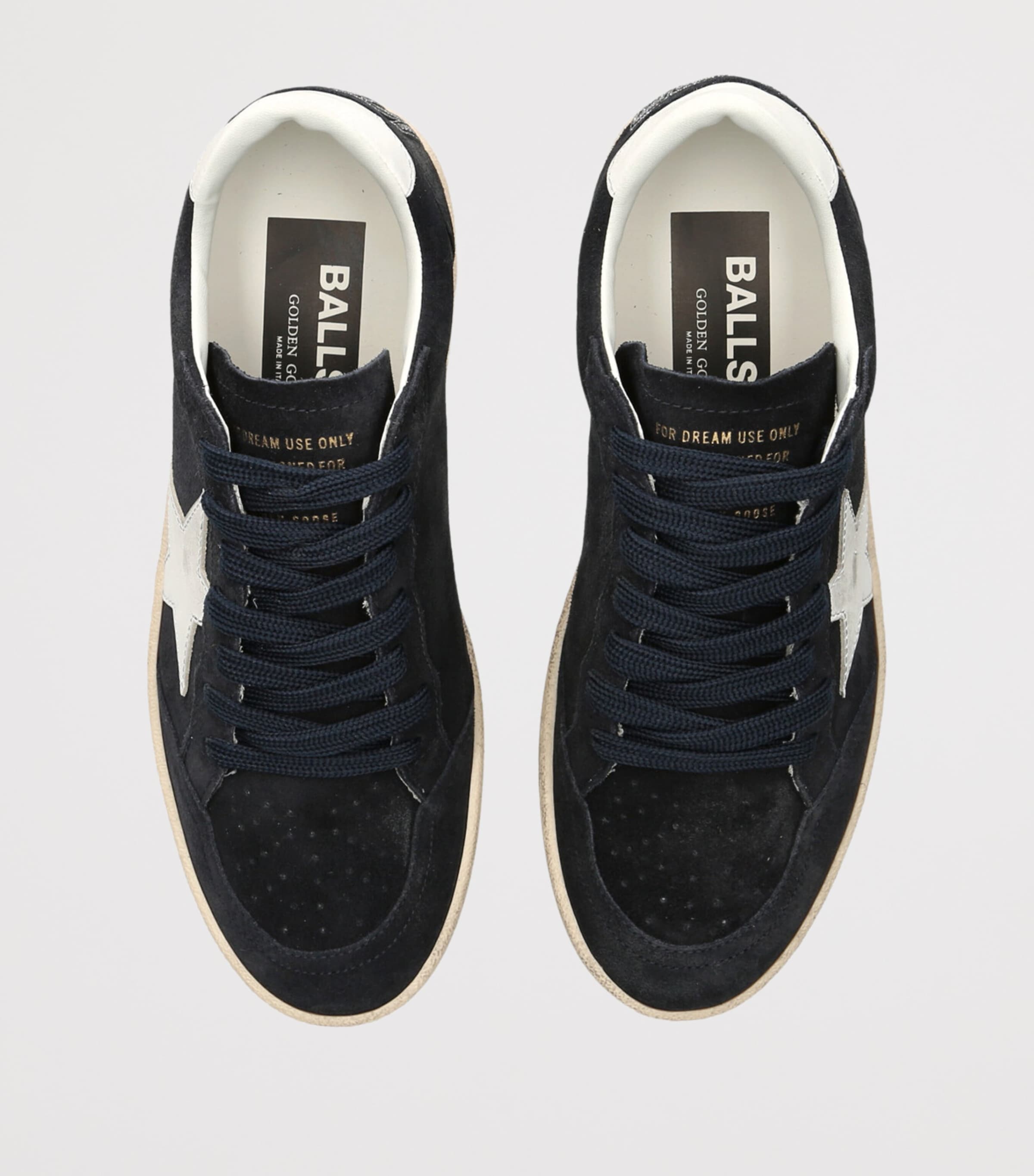 Golden Goose Suede Ball Star Sneakers Navy Image 4