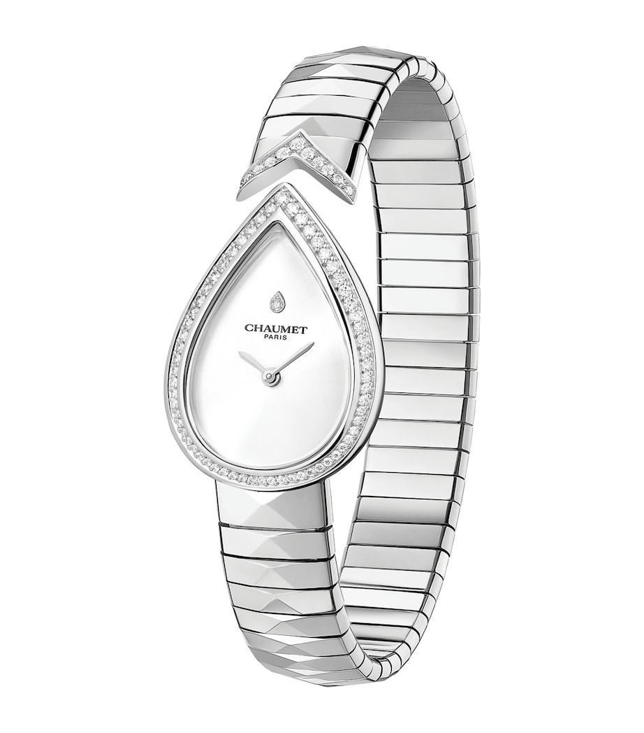 Stainless Steel and Diamond Joséphine Aigrette Watch (20.2mm) STAINLESS STEEL Image 3