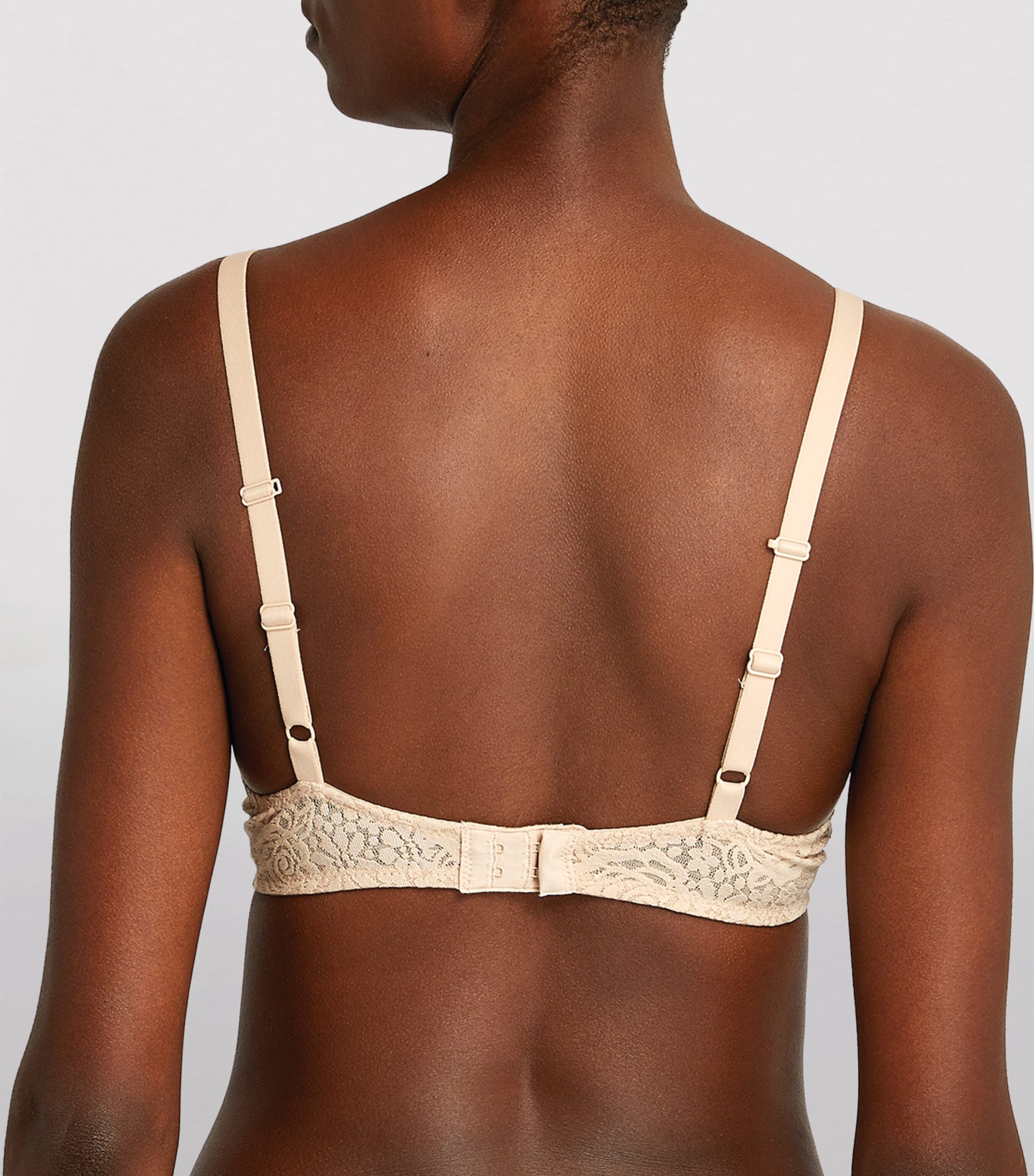 Lace Padded Bra NUDE Image 3