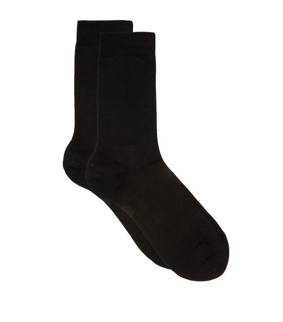 Softmerino Socks 3009 BLACK Image 1