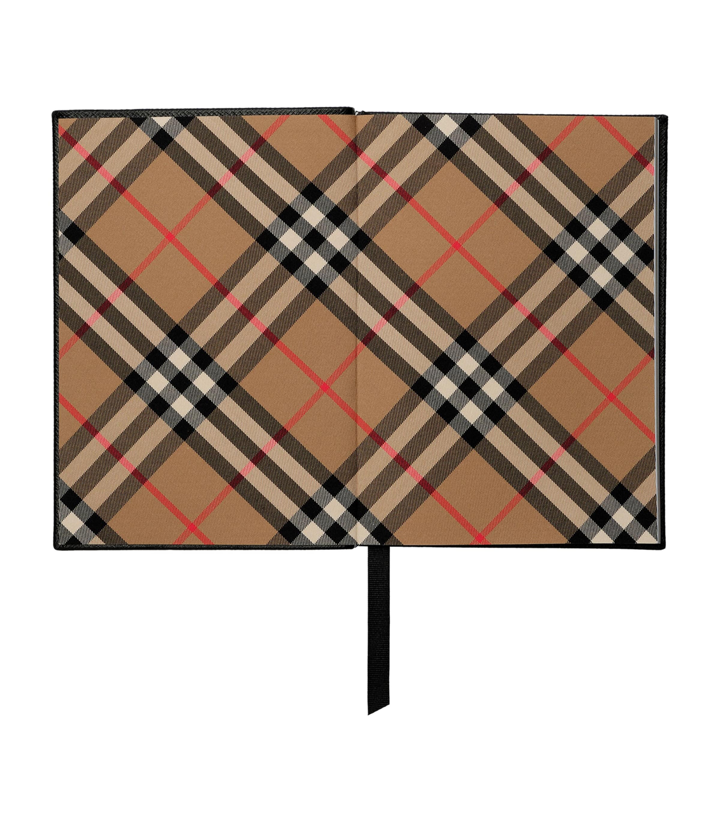Burberry x Smythson Leather Rain Check Soho Notebook | Harrods US