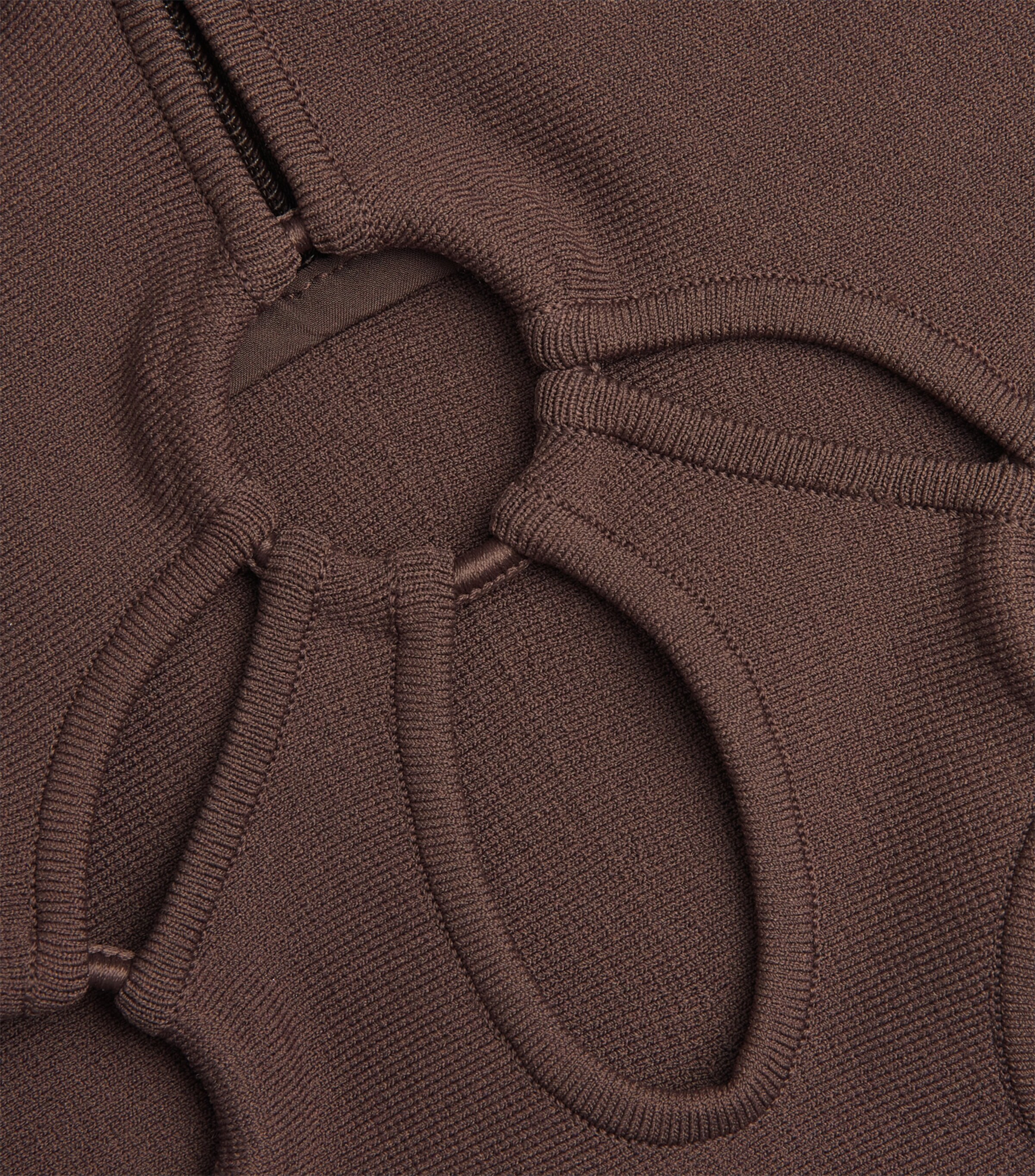 Cut-Out Franco Mini Dress JAVA Image 5