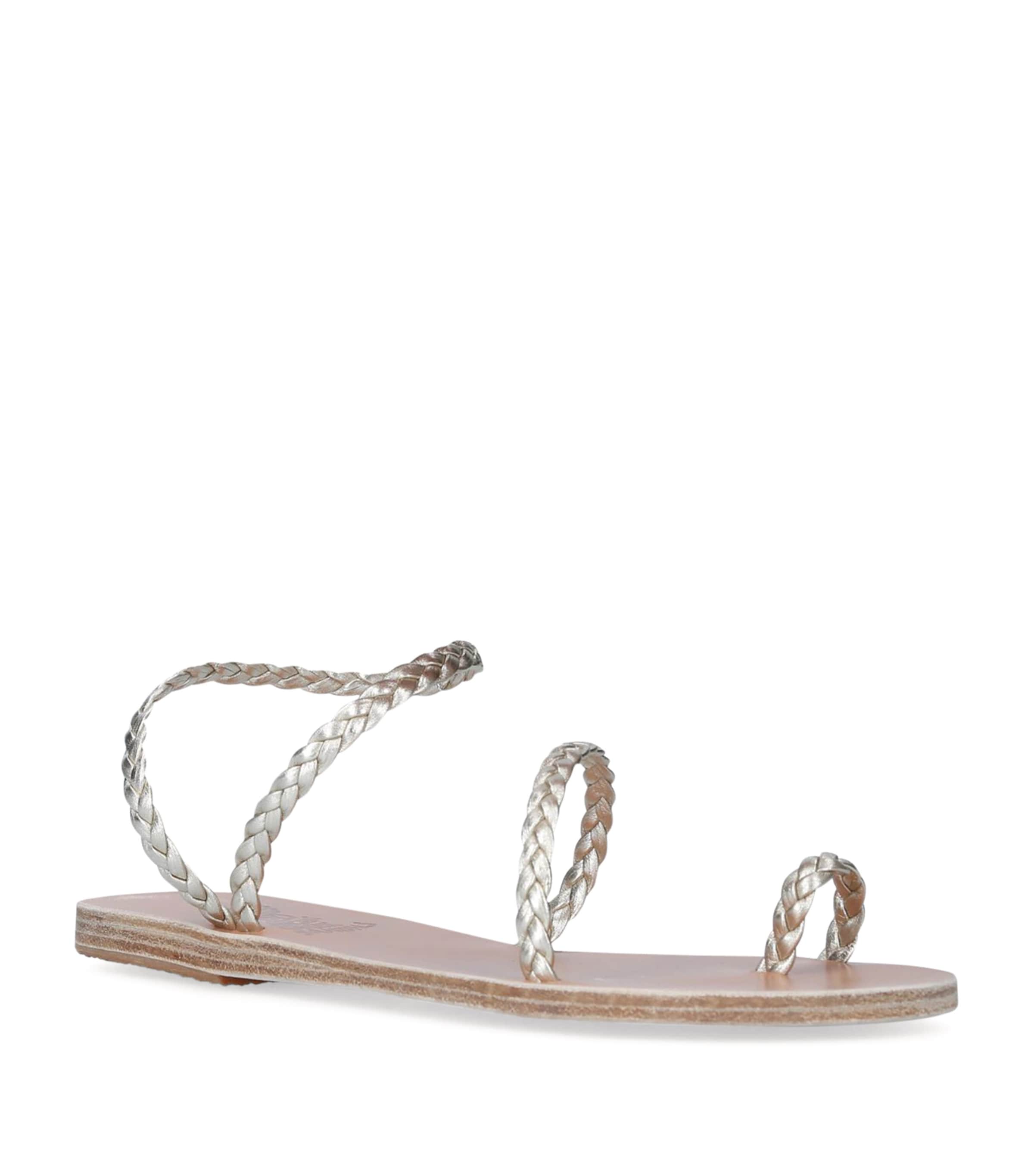 Leather Eleftheria Sandals GOLD Image 1