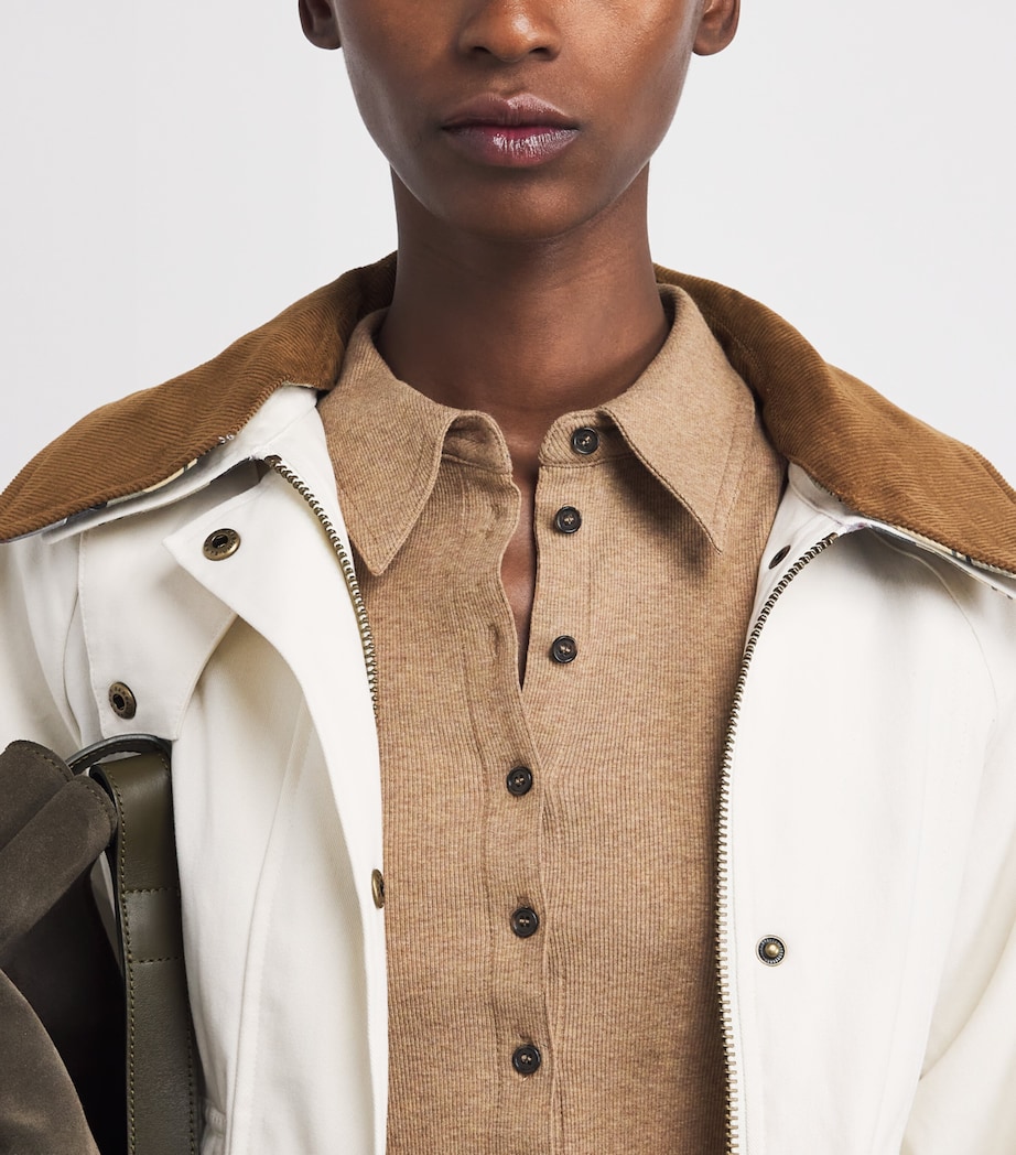 Organic Cotton-Blend Ultimate Shirt CAMEL MELANGE Image 6