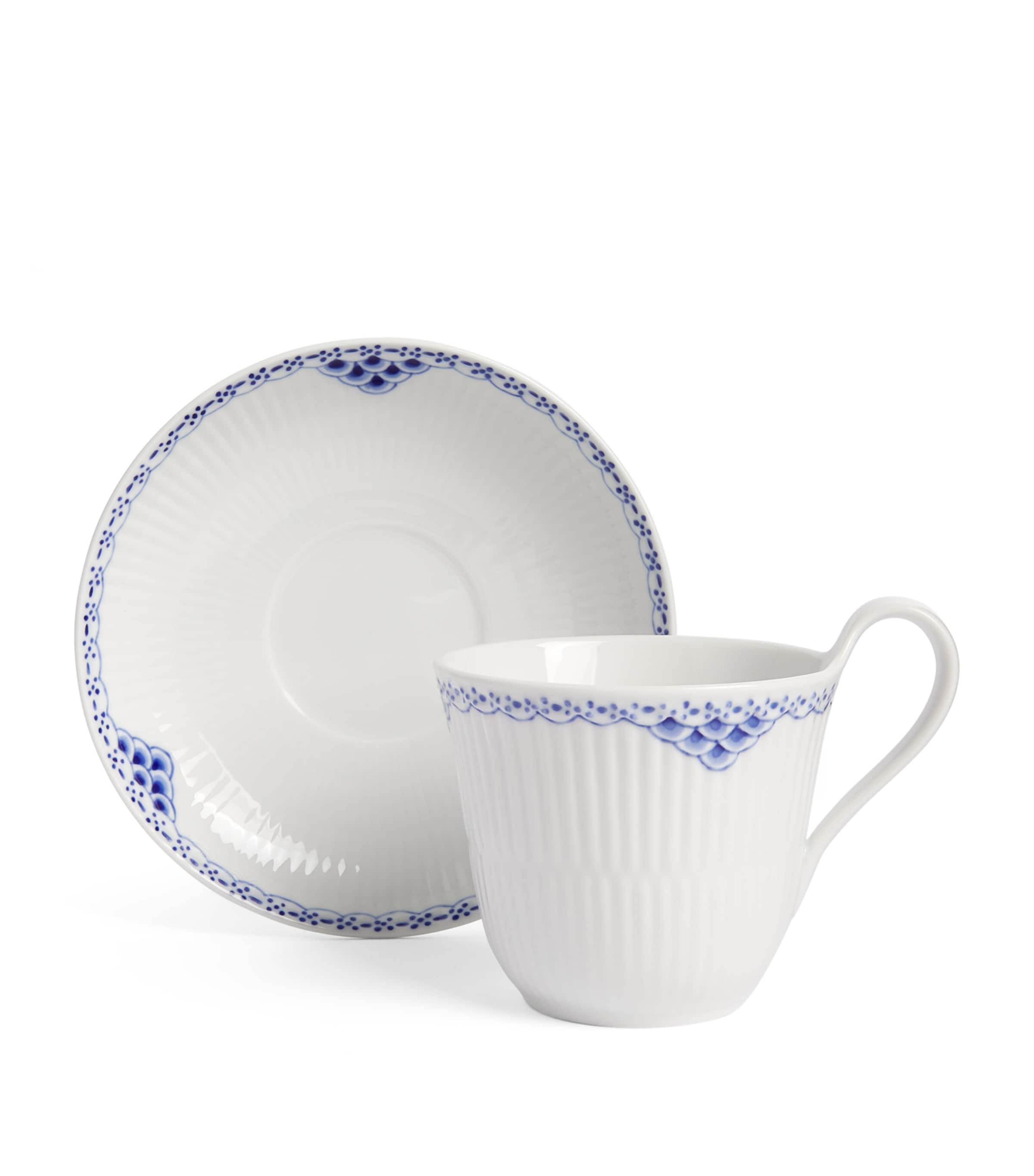 Princess Teacup and Saucer BLUE Image 3