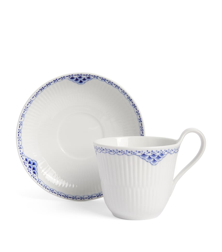 Princess Teacup and Saucer BLUE Image 3